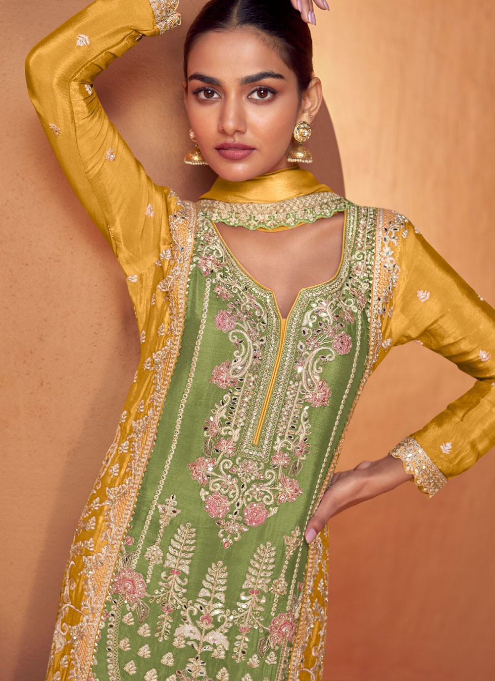 Chinon Salwar Suit - T2403