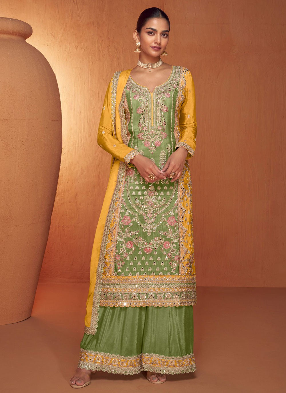 Chinon Salwar Suit - T2403