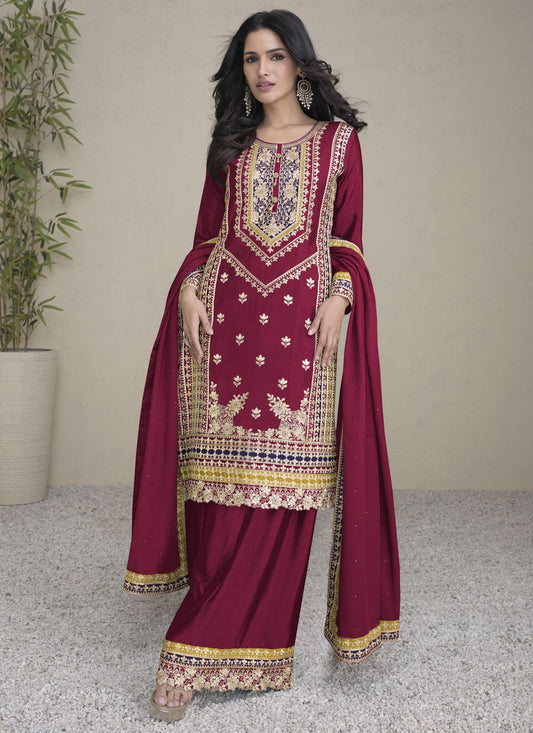 Chinon Salwar Suit - T3885