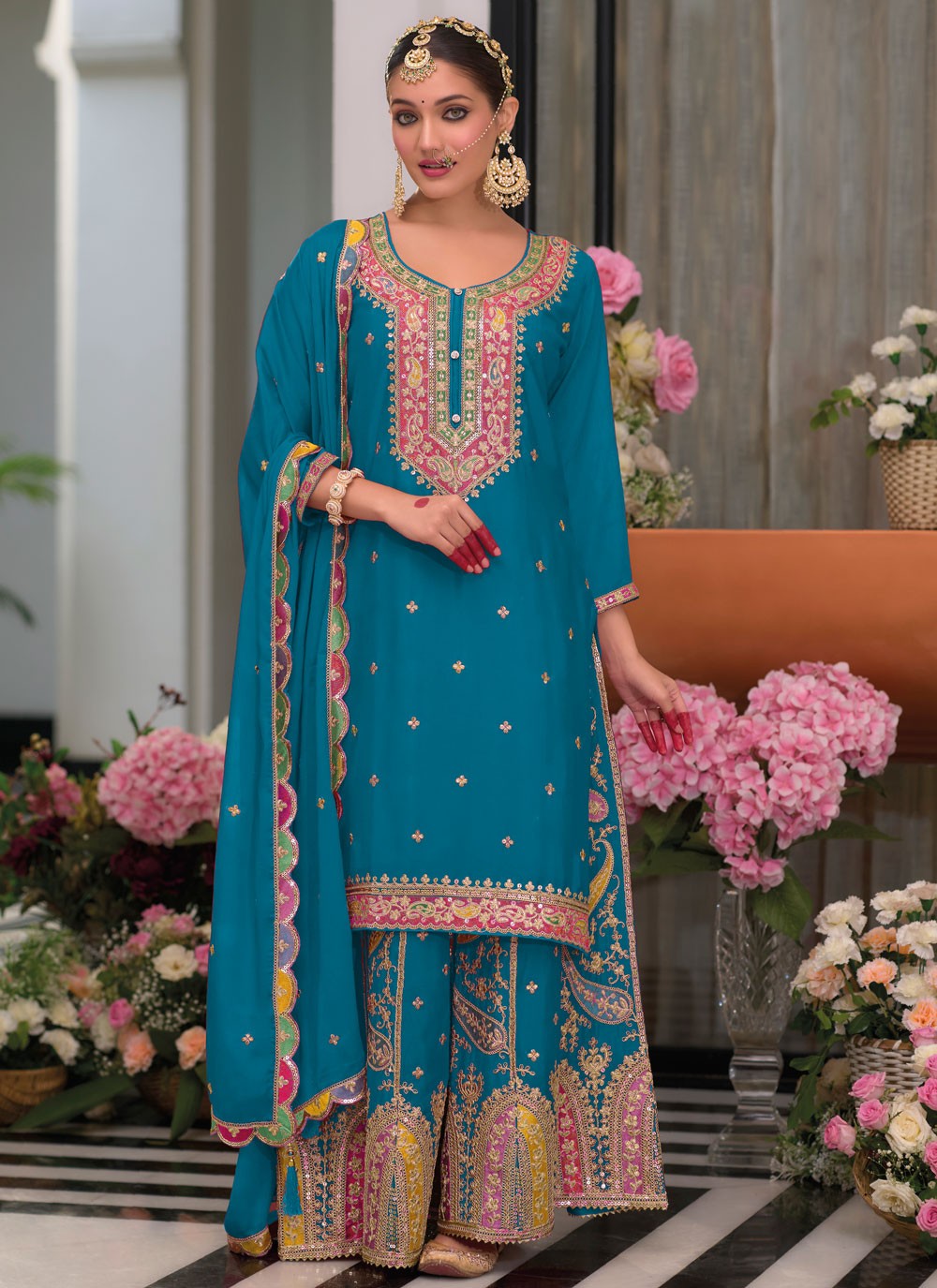 Chinon Salwar Suit - T4177