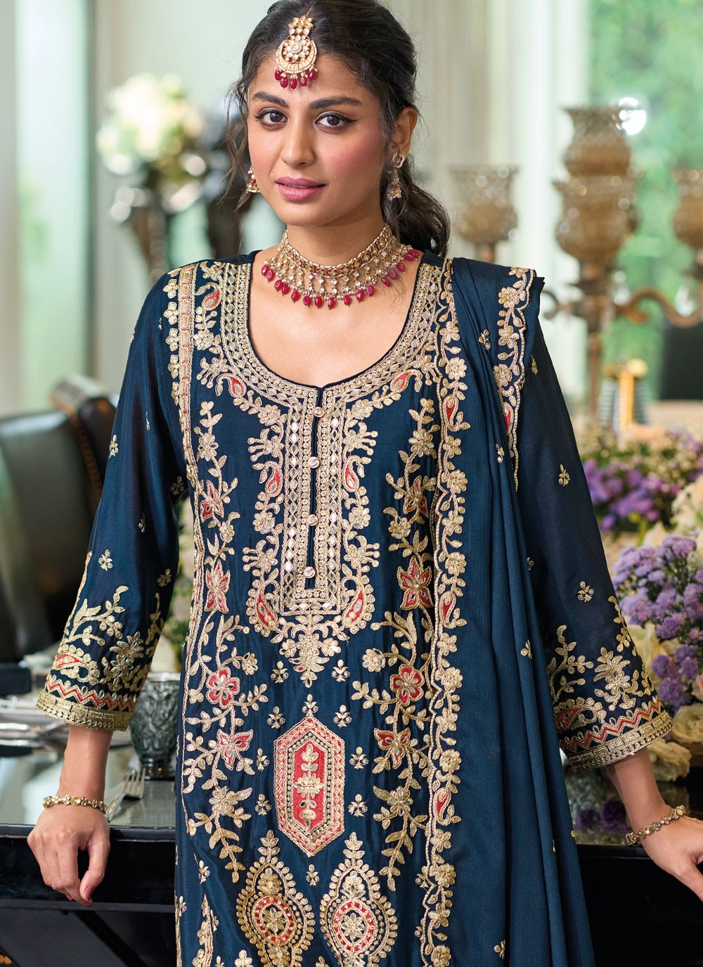 Chinon Salwar Suit - T4056