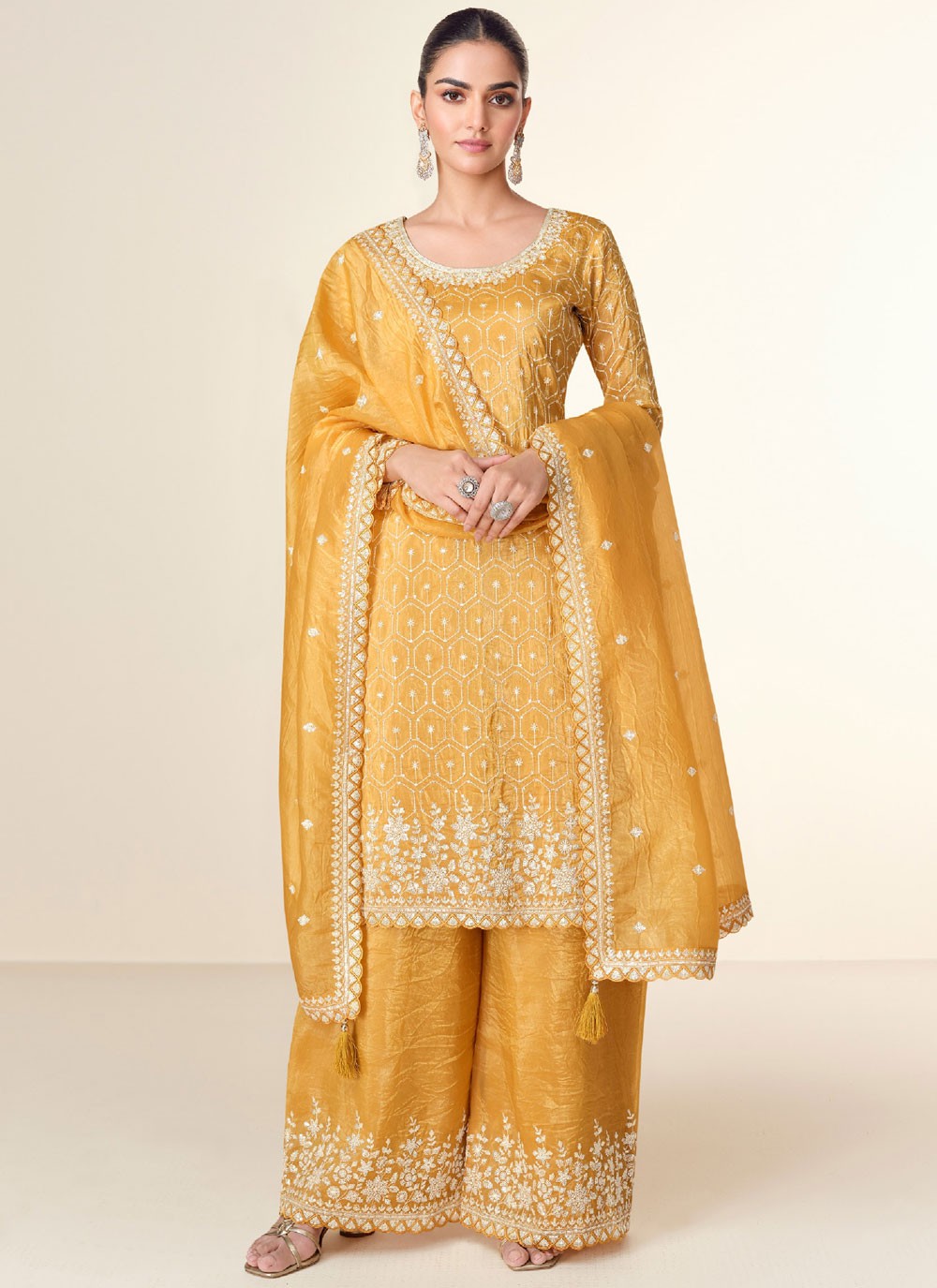 Chinon Salwar Suit - T3800