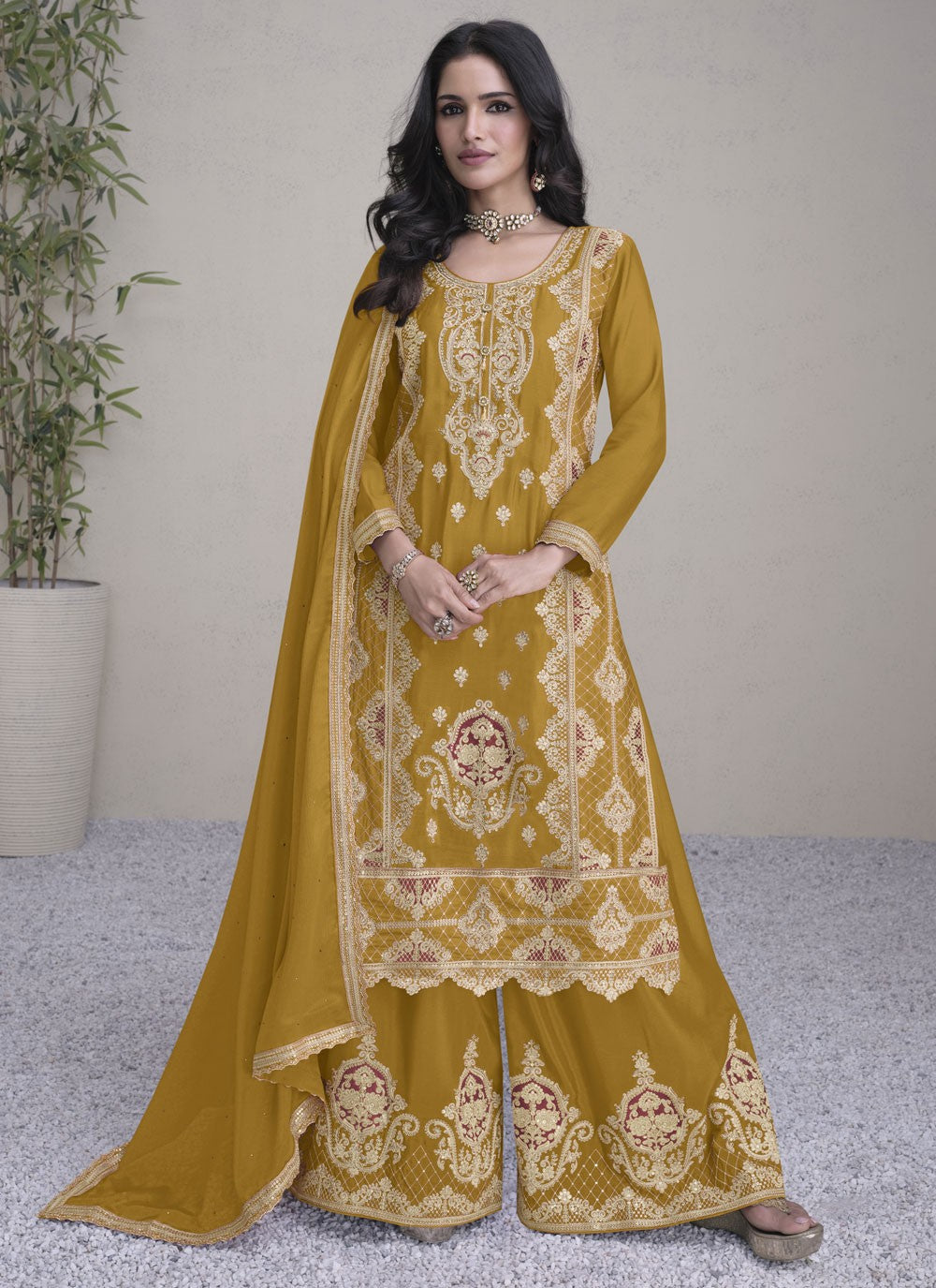 Chinon Salwar Suit - T3881