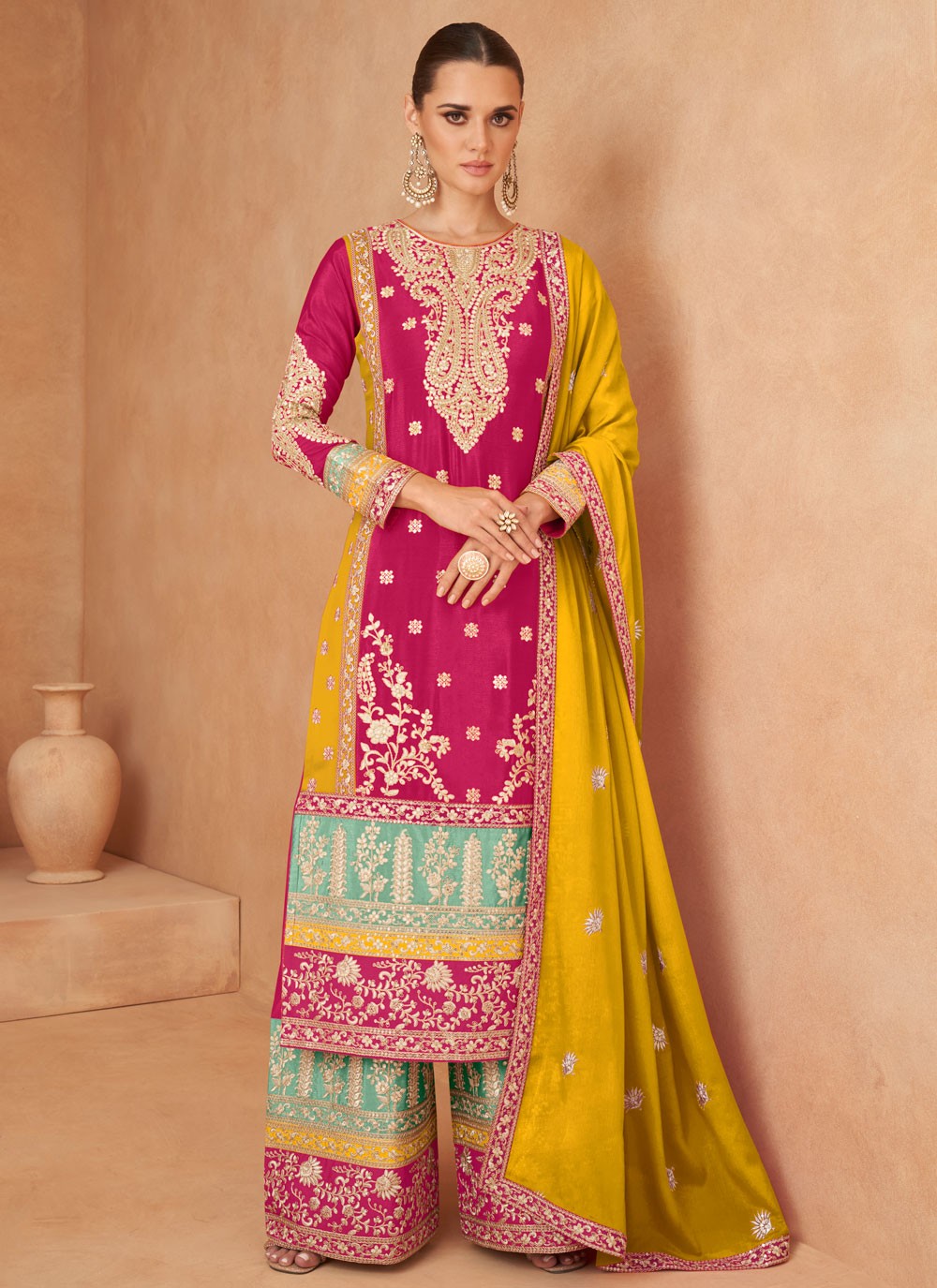 Chinon Salwar Suit - T2217