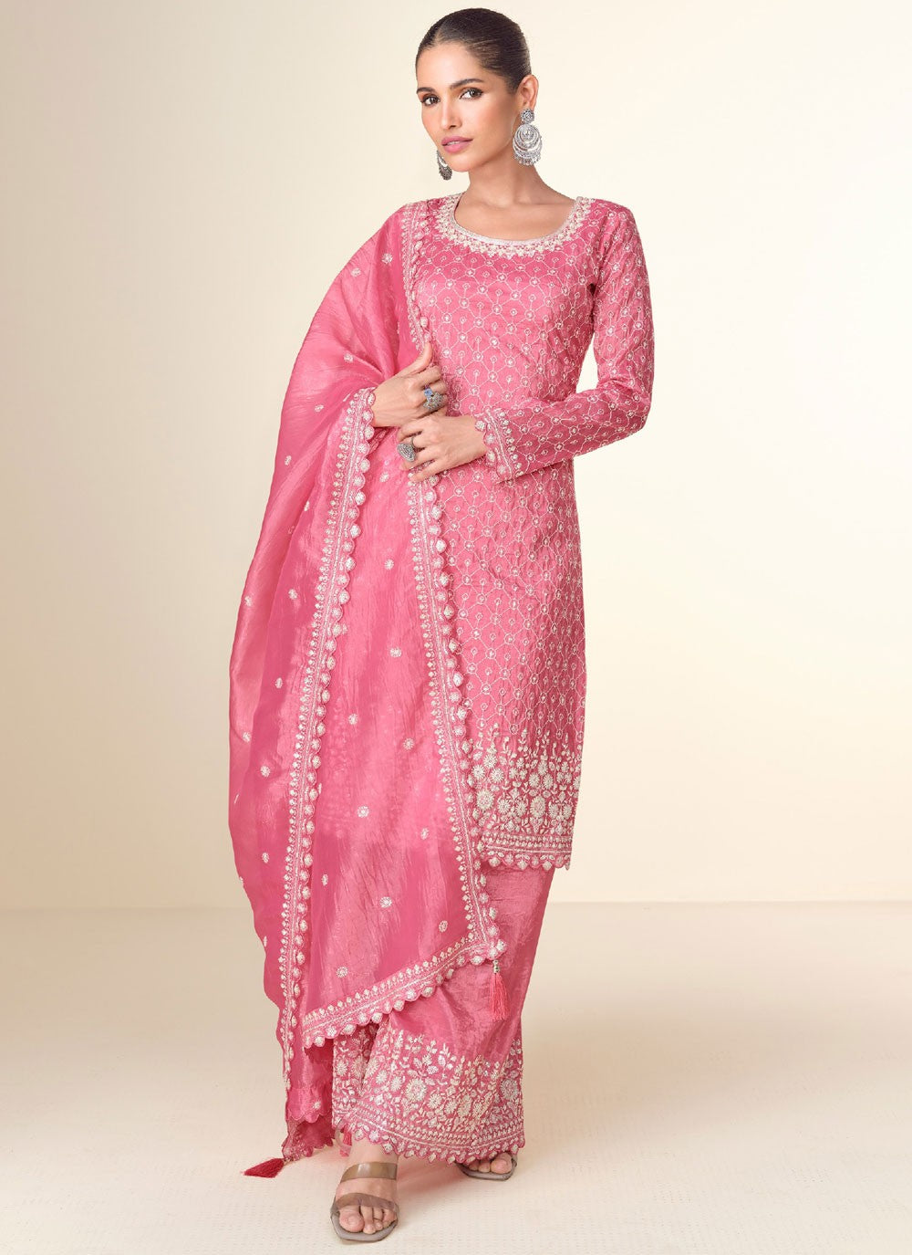 Chinon Salwar Suit - T3800