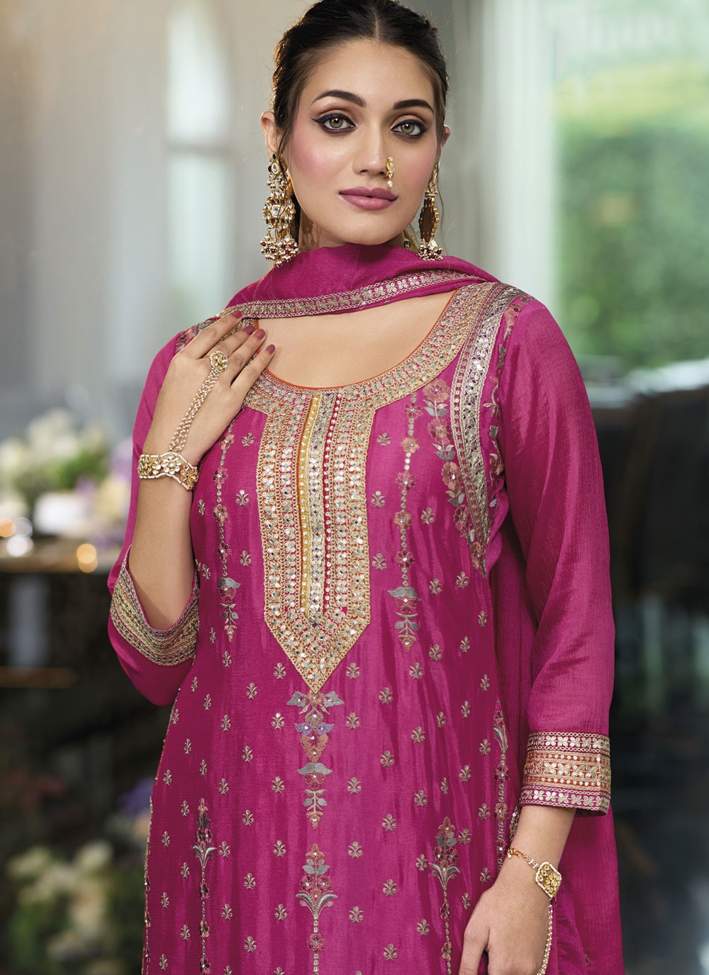 Chinon Salwar Suit - T4185