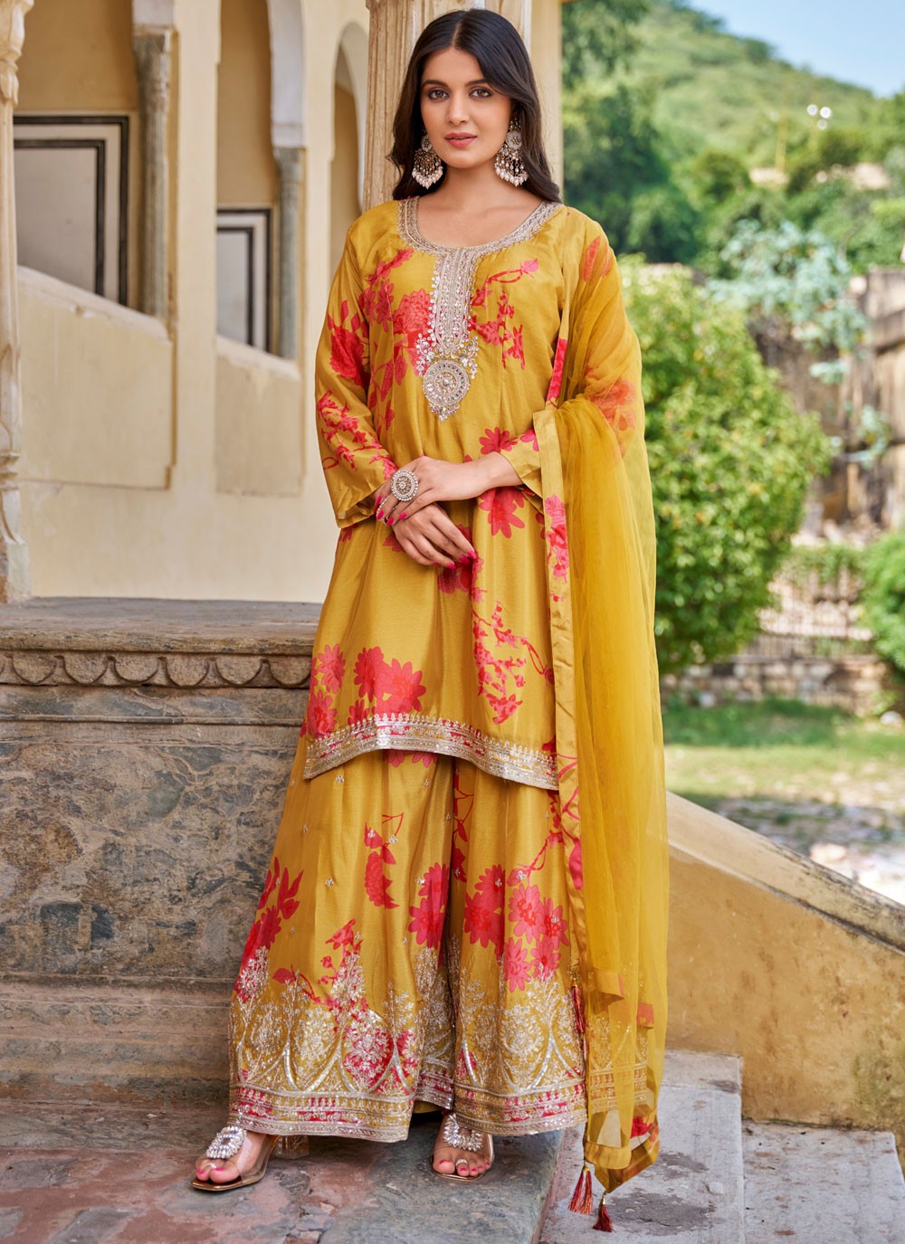 Chinon Salwar Suit - T4164