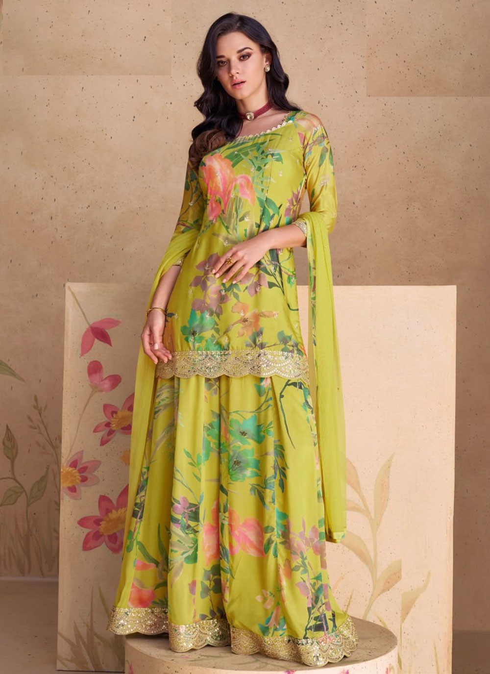 Chinon Salwar Suit - T3325