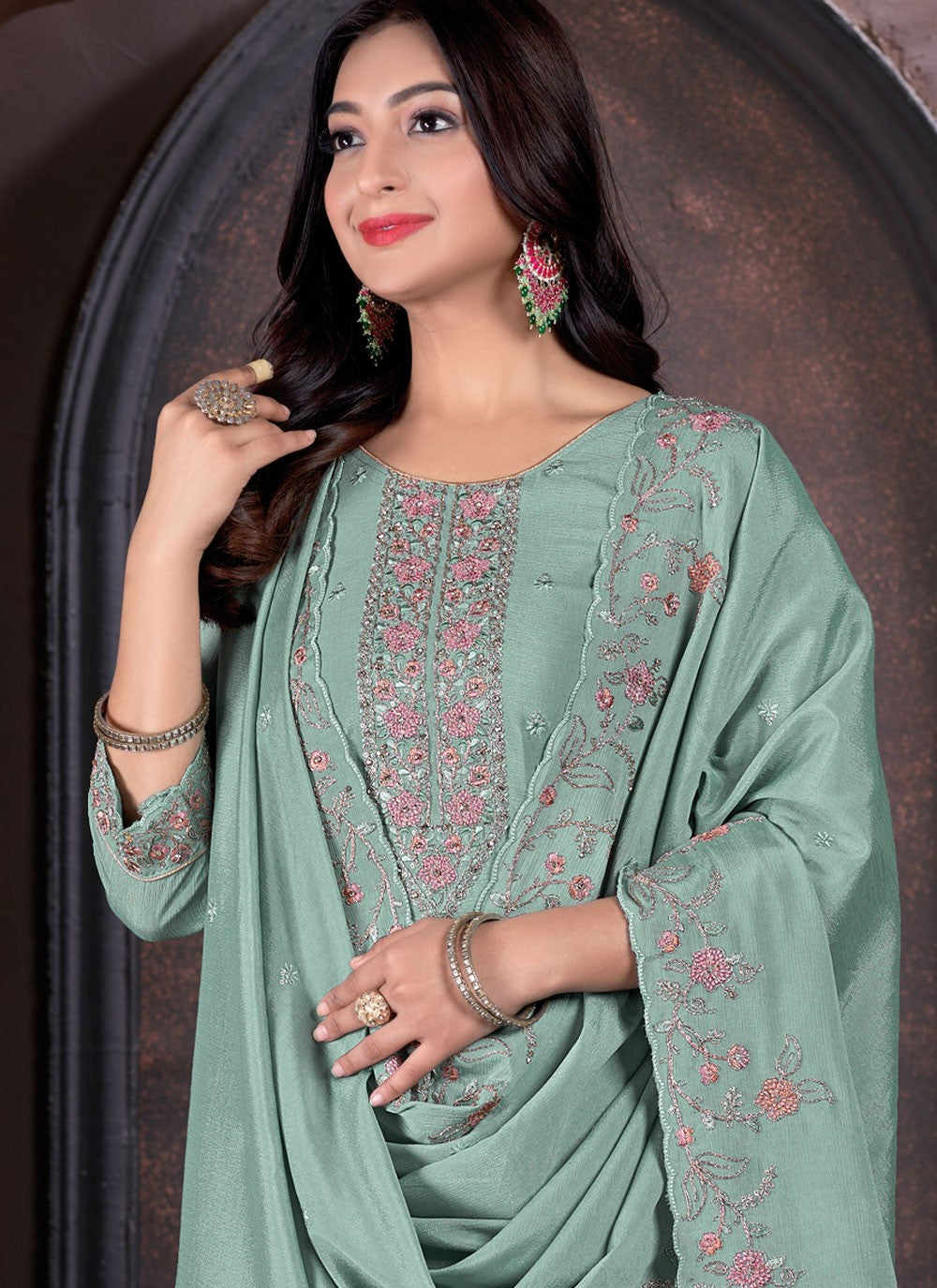 Chinon Salwar Suit - T2241