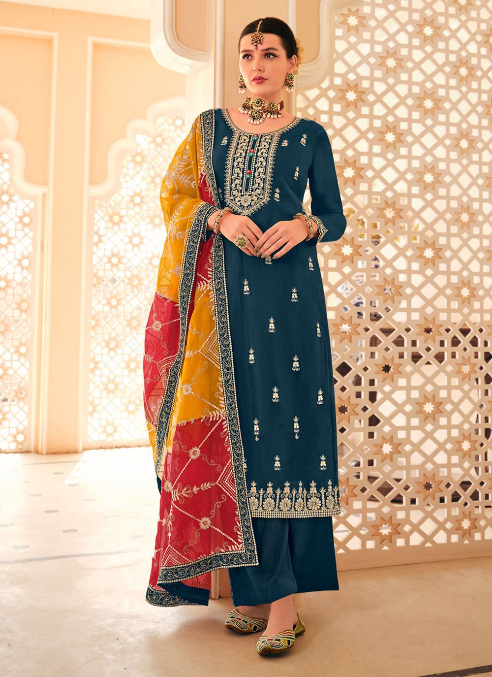 Chinon Salwar Suit - T2616