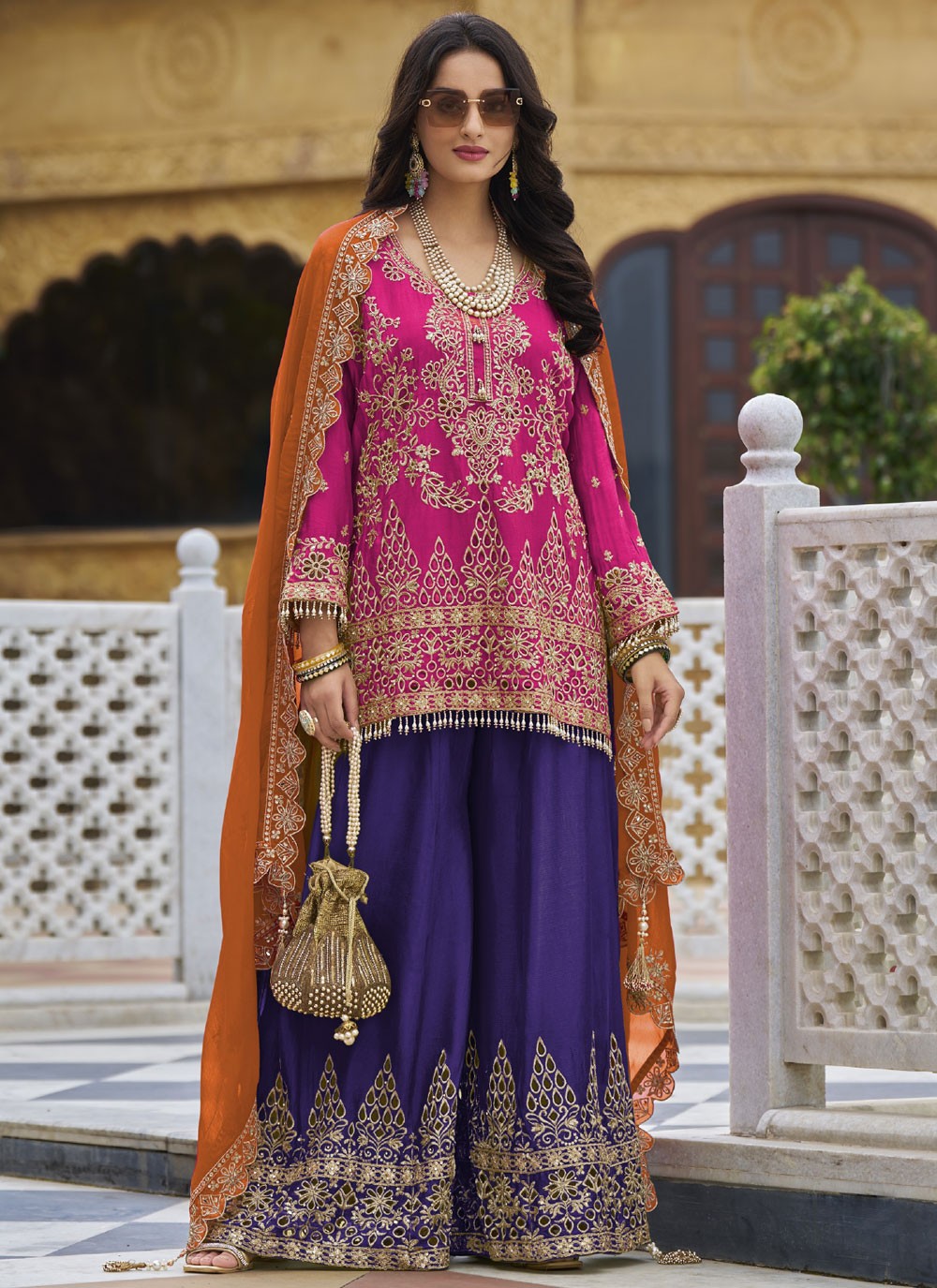 Chinon Salwar Suit - T4013