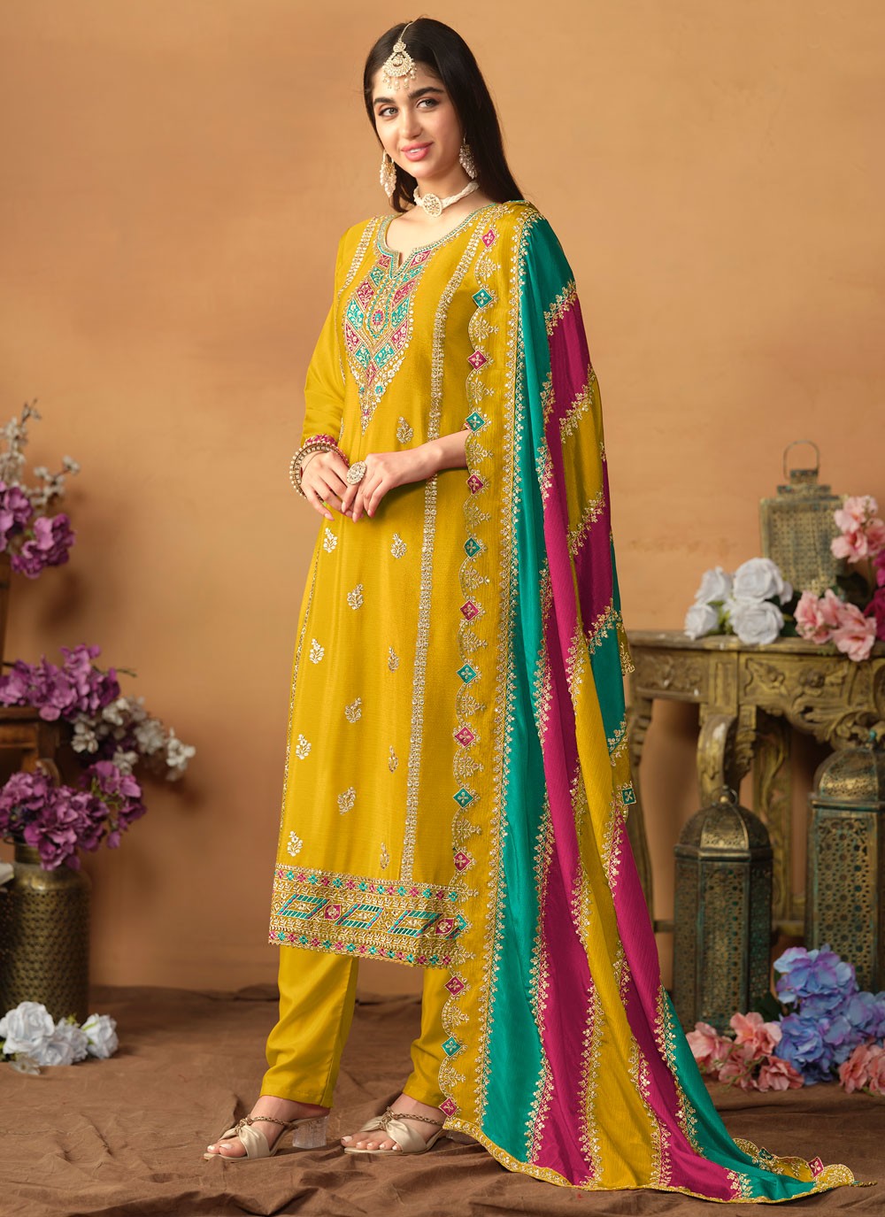 Chinon Salwar Suit - T2524