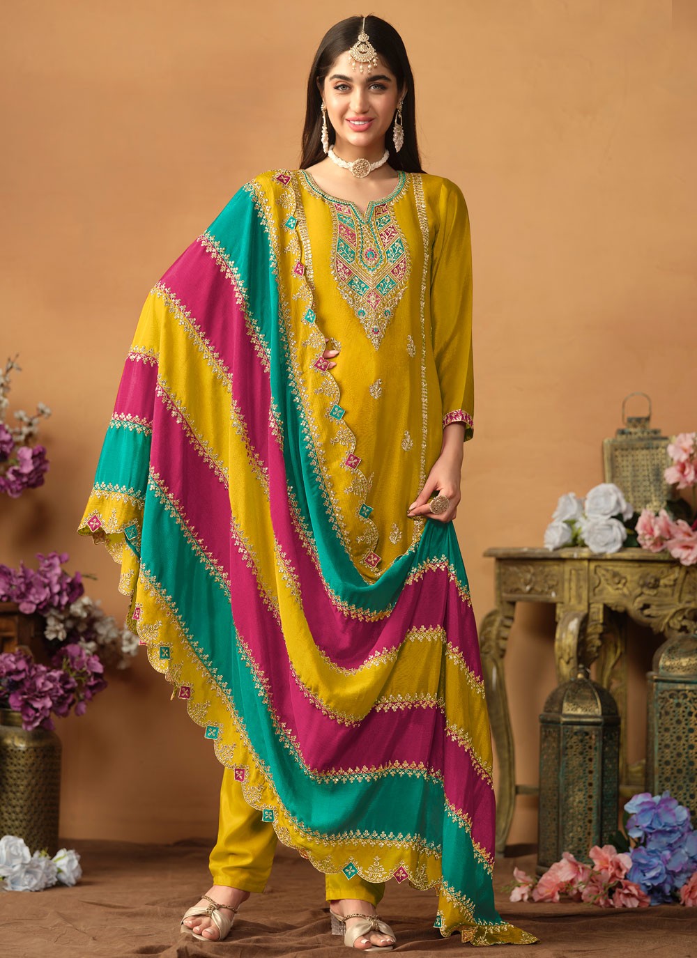 Chinon Salwar Suit - T2524