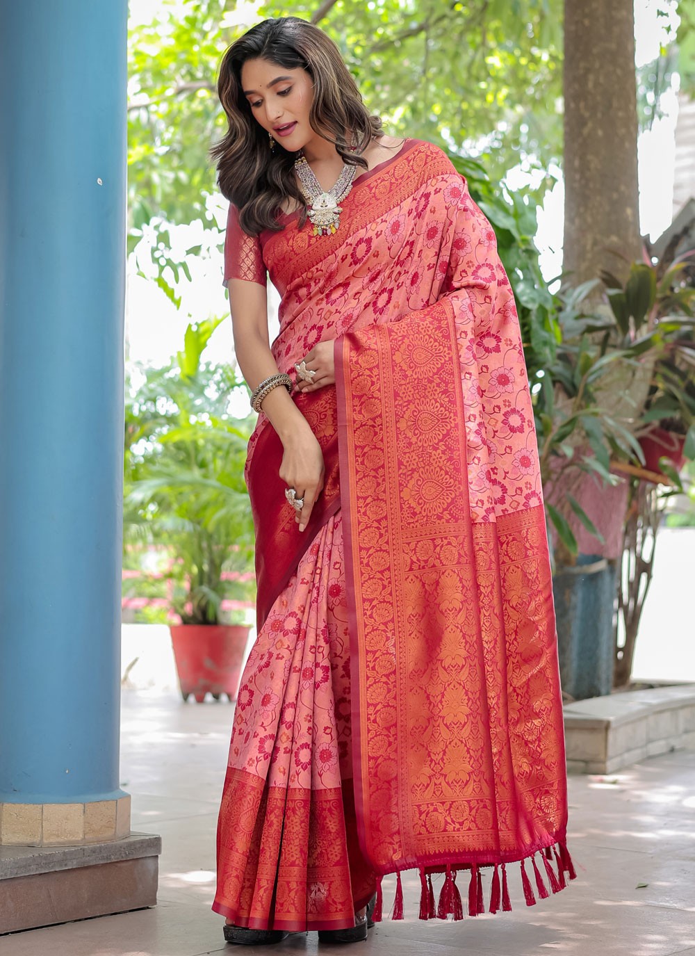 Woven, Zari Banarasi Silk Saree - S12280