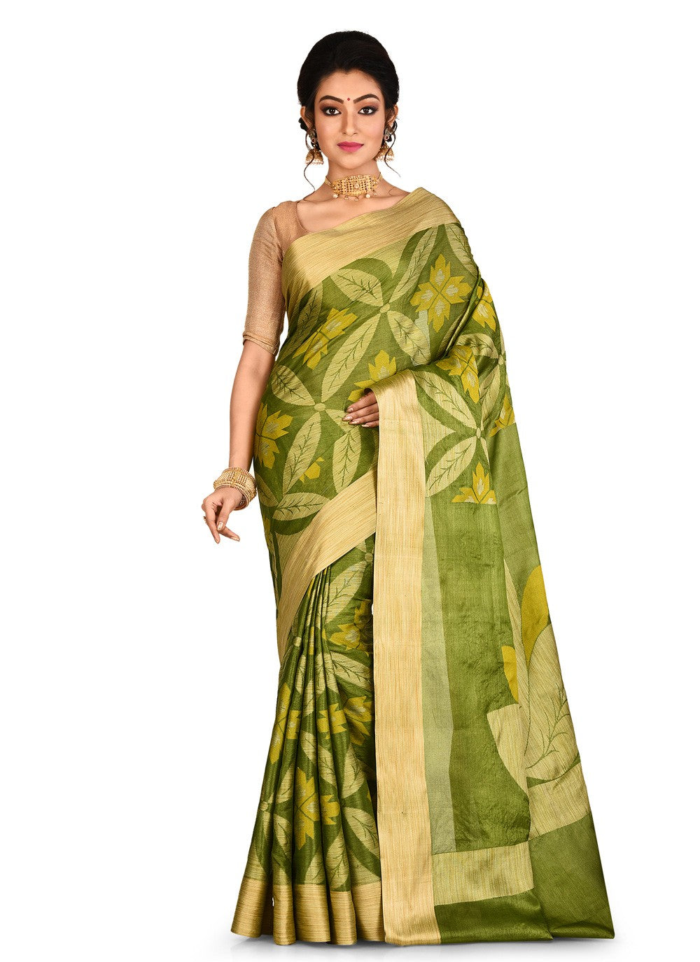 Contemporary Weaving Zari Banarasi Silk Saree - S0376