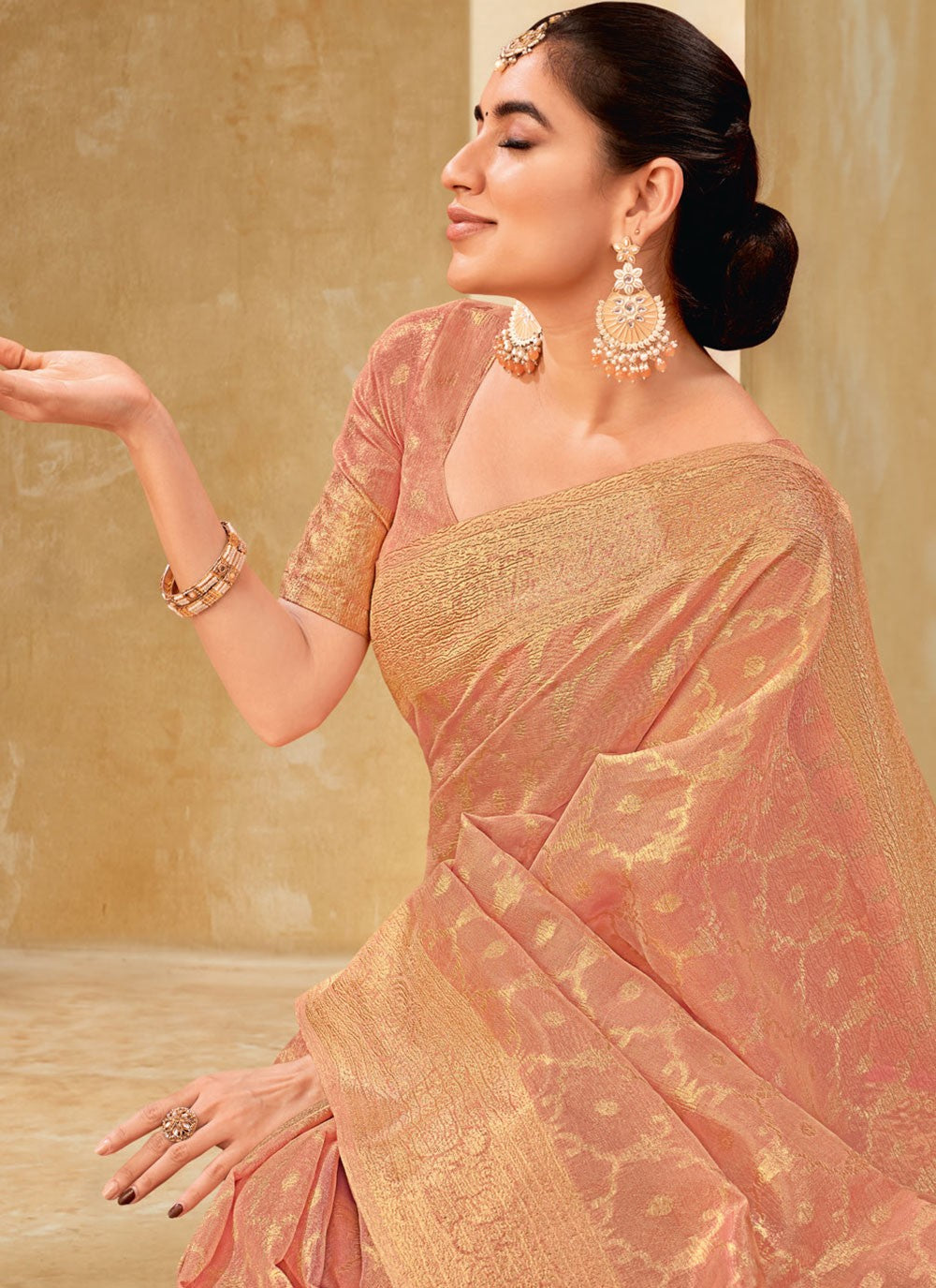 Classic Weaving Zari Silk Saree - S9932