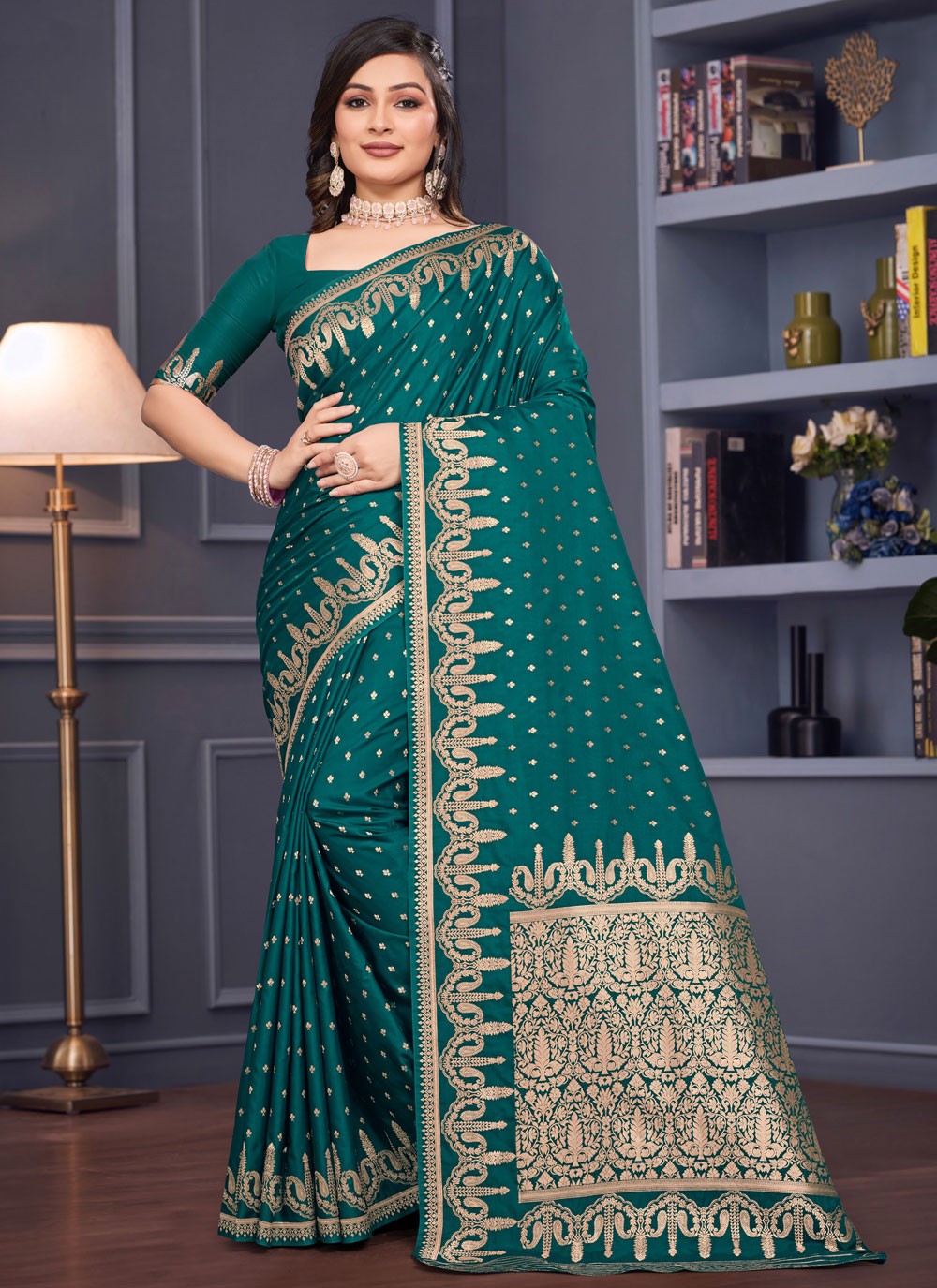 Weaving Zari Silk Saree - S12195