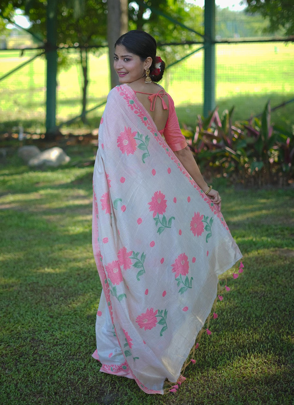 Contemporary Printed Cotton Saree - S8604