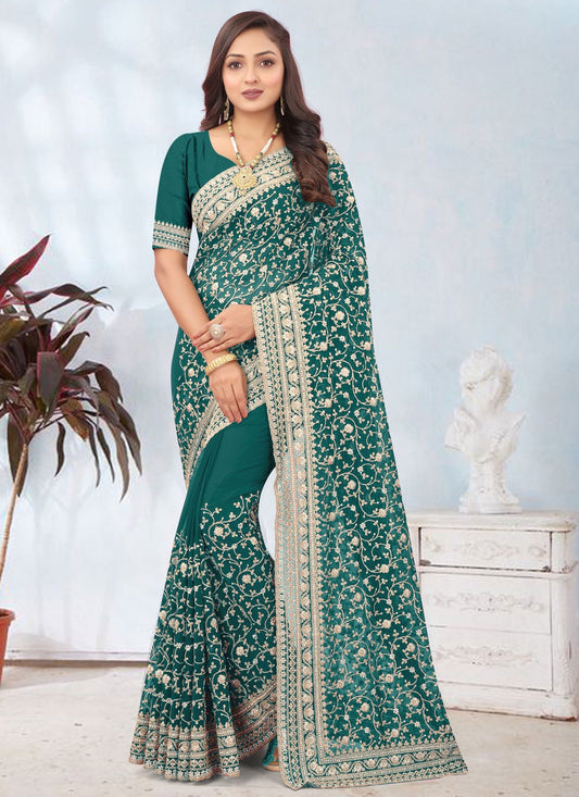 Trendy Cord Georgette Saree - S5356