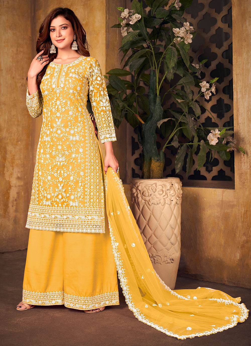 Net Salwar Suit - T842