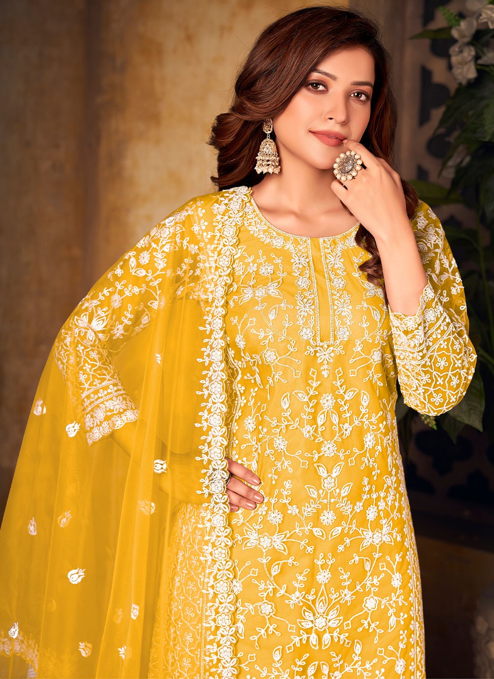 Net Salwar Suit - T842