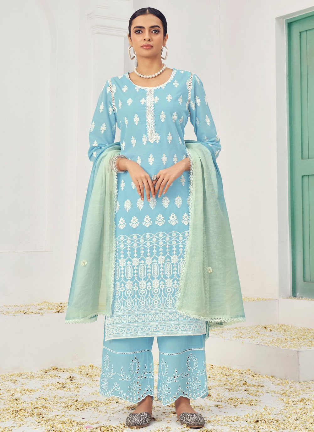 Cotton Salwar Suit - T2800