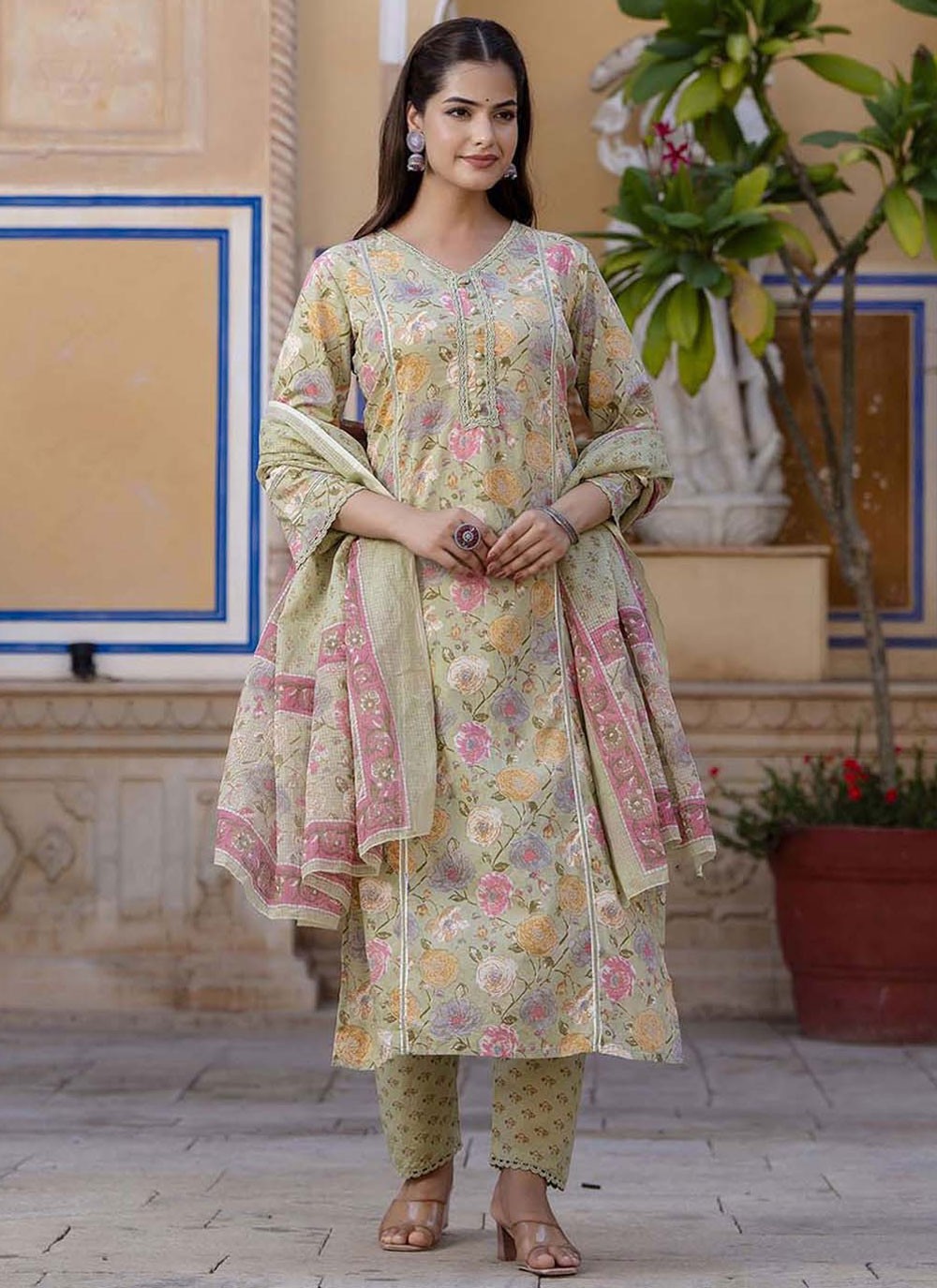 Cotton Salwar Suit - T3735