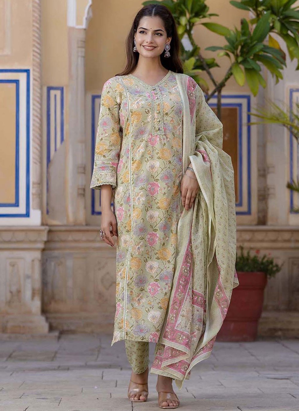 Cotton Salwar Suit - T3735