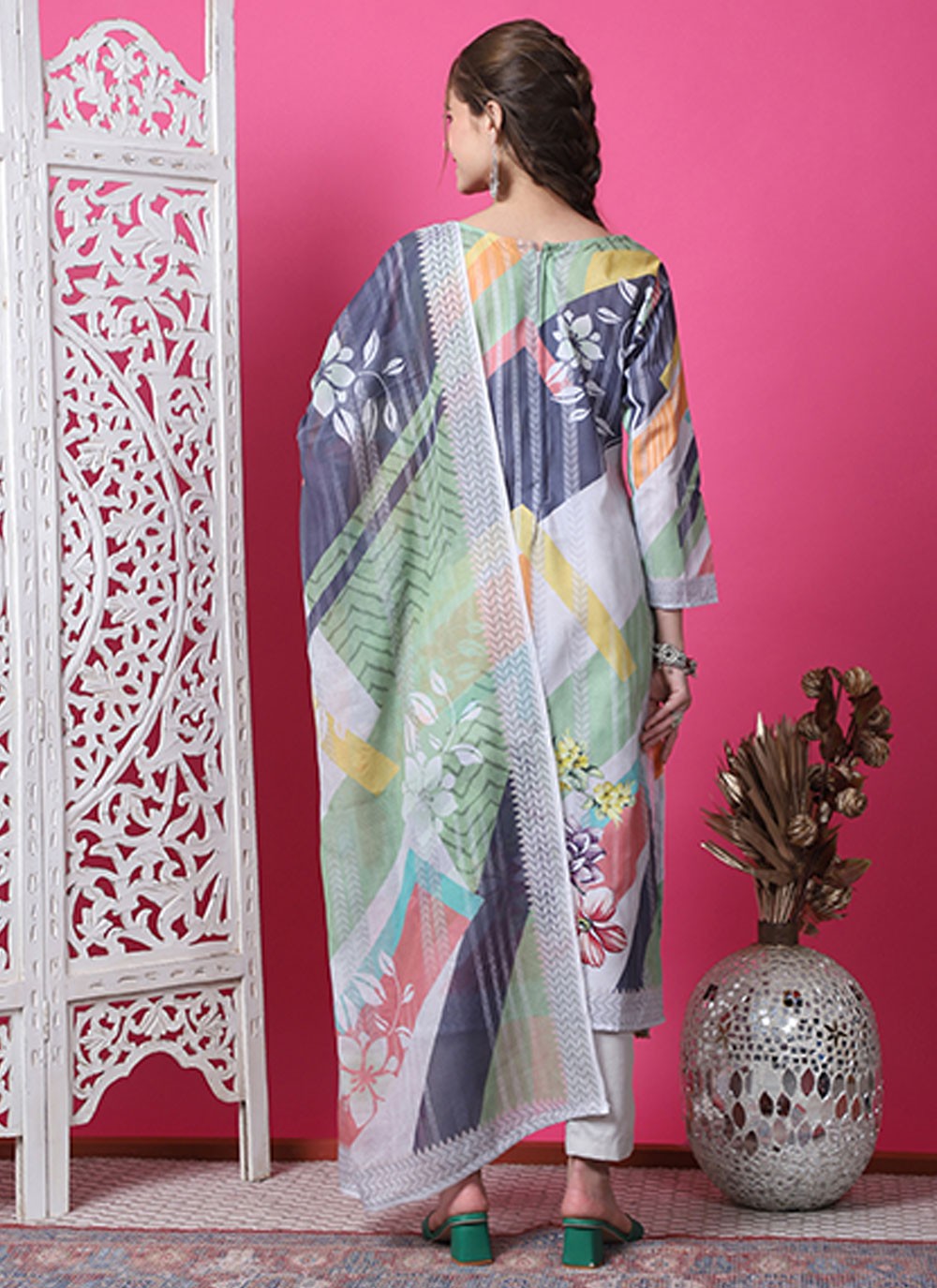 Cotton Salwar Suit - T3084