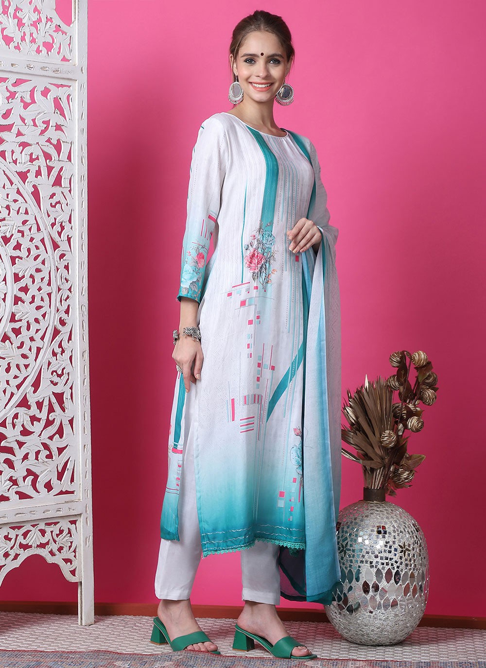 Cotton Salwar Suit - T3084