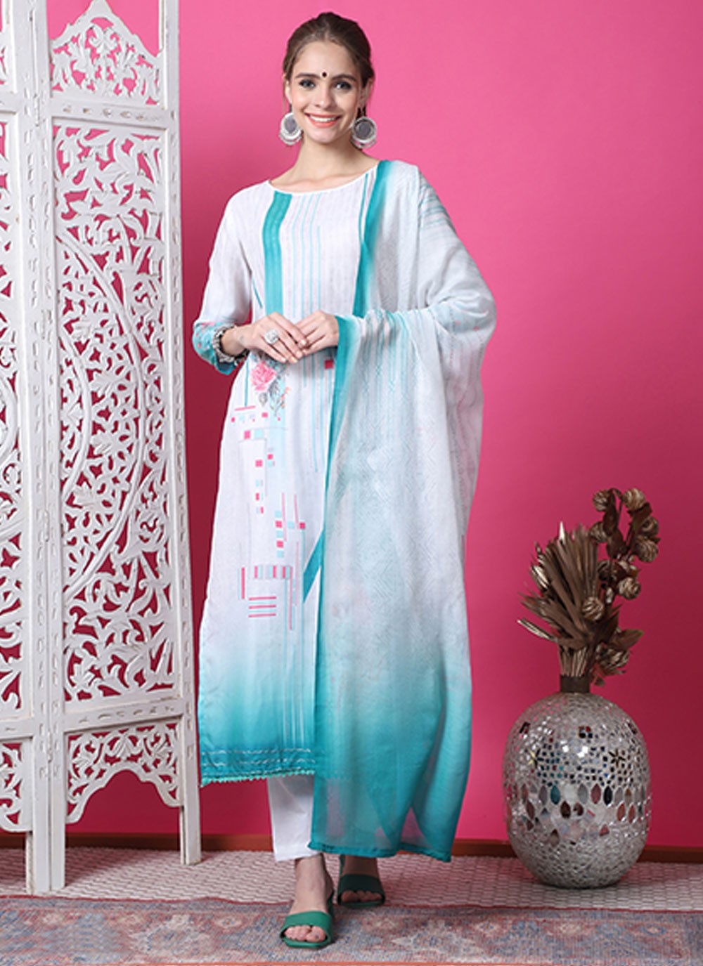 Cotton Salwar Suit - T3084