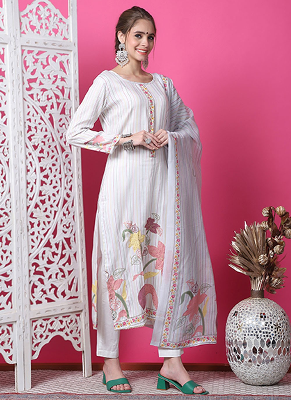 Cotton Salwar Suit - T3084