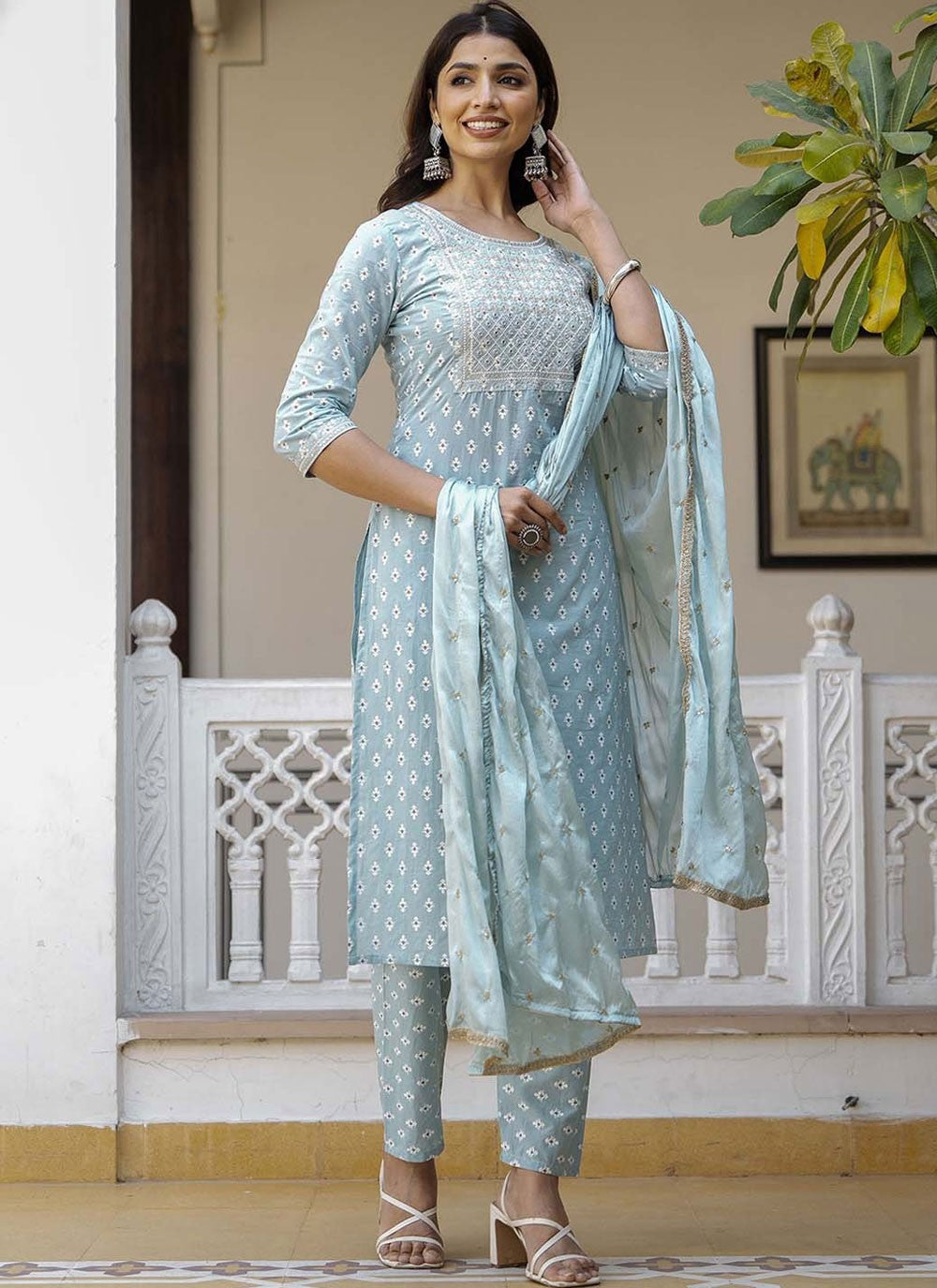 Cotton Salwar Suit - T2219