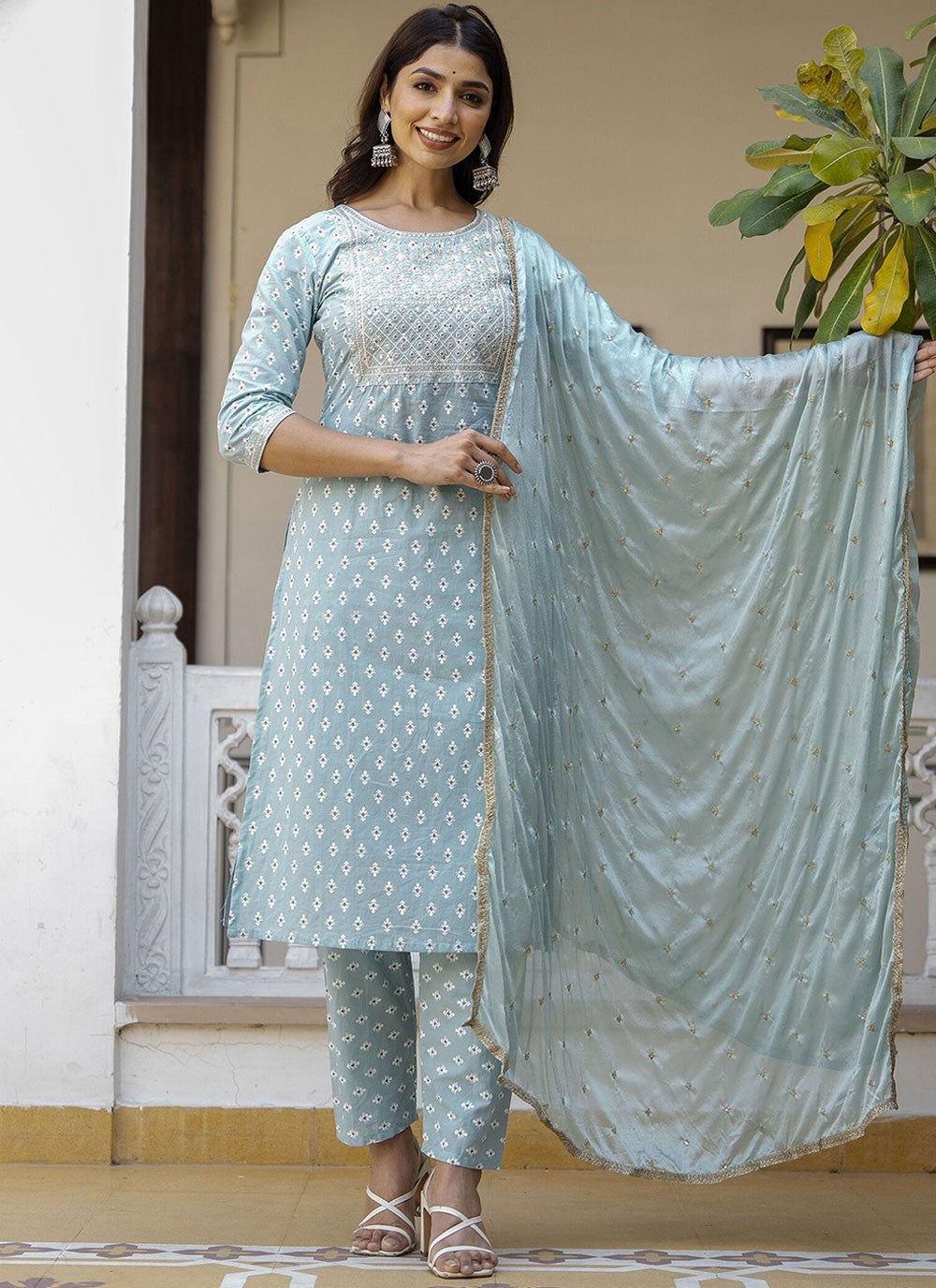 Cotton Salwar Suit - T2219