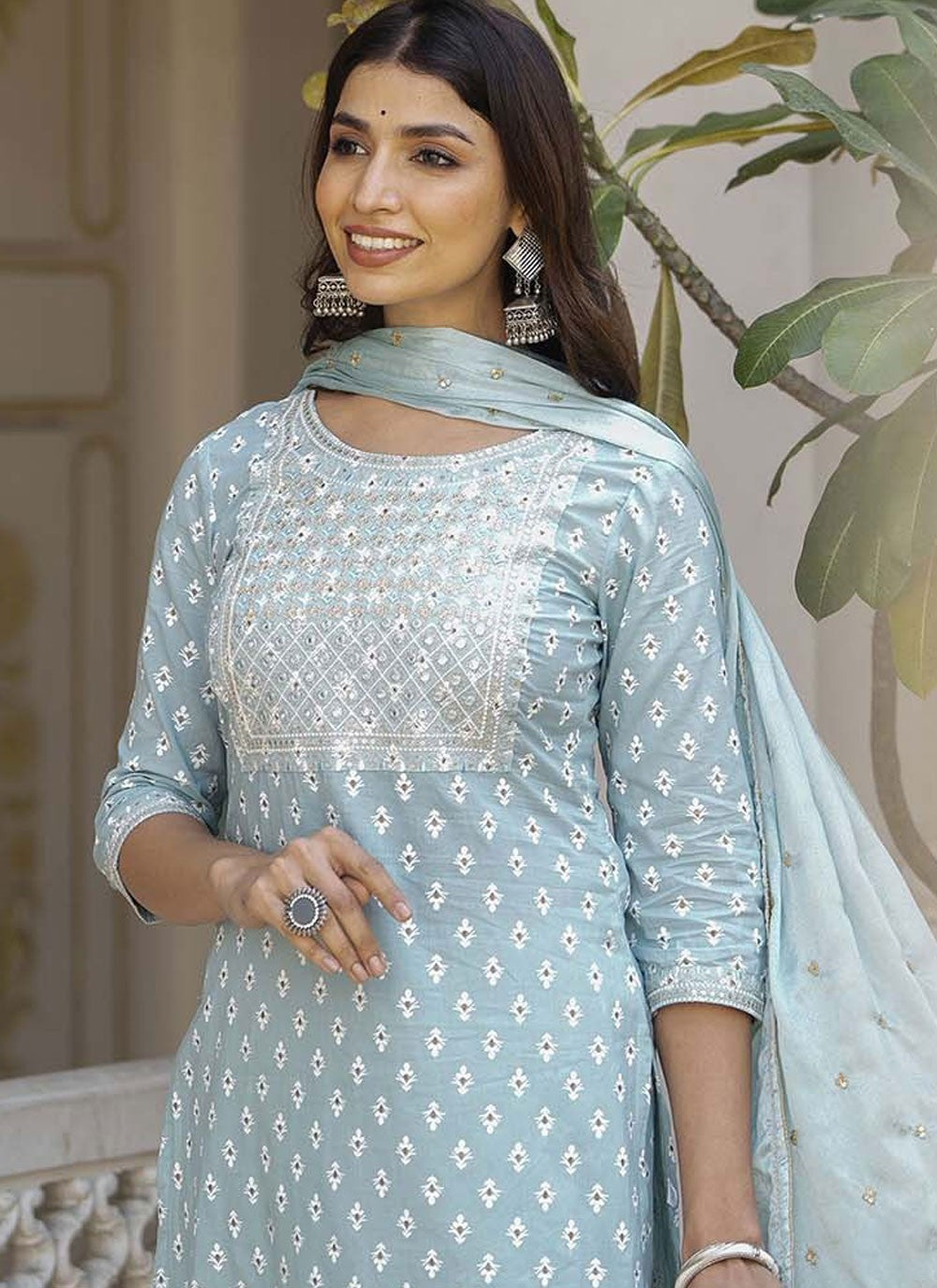 Cotton Salwar Suit - T2219