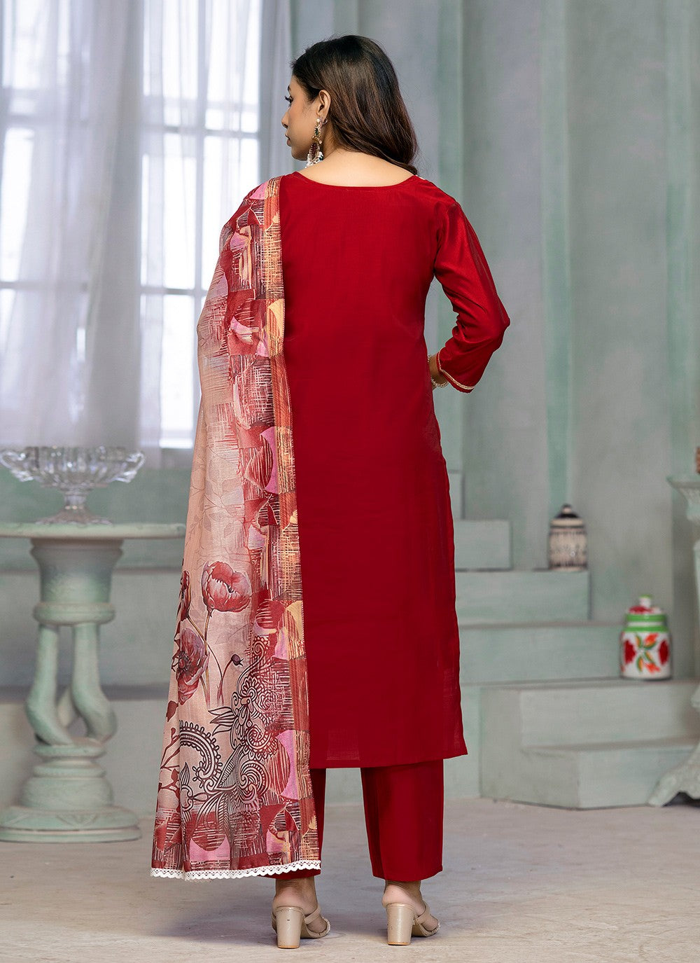 Cotton , Rayon Salwar Suit - T3074