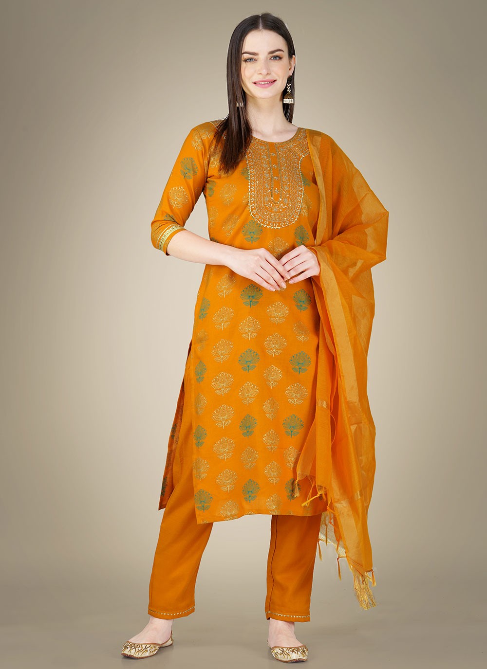 Cotton Salwar Suit - T1739