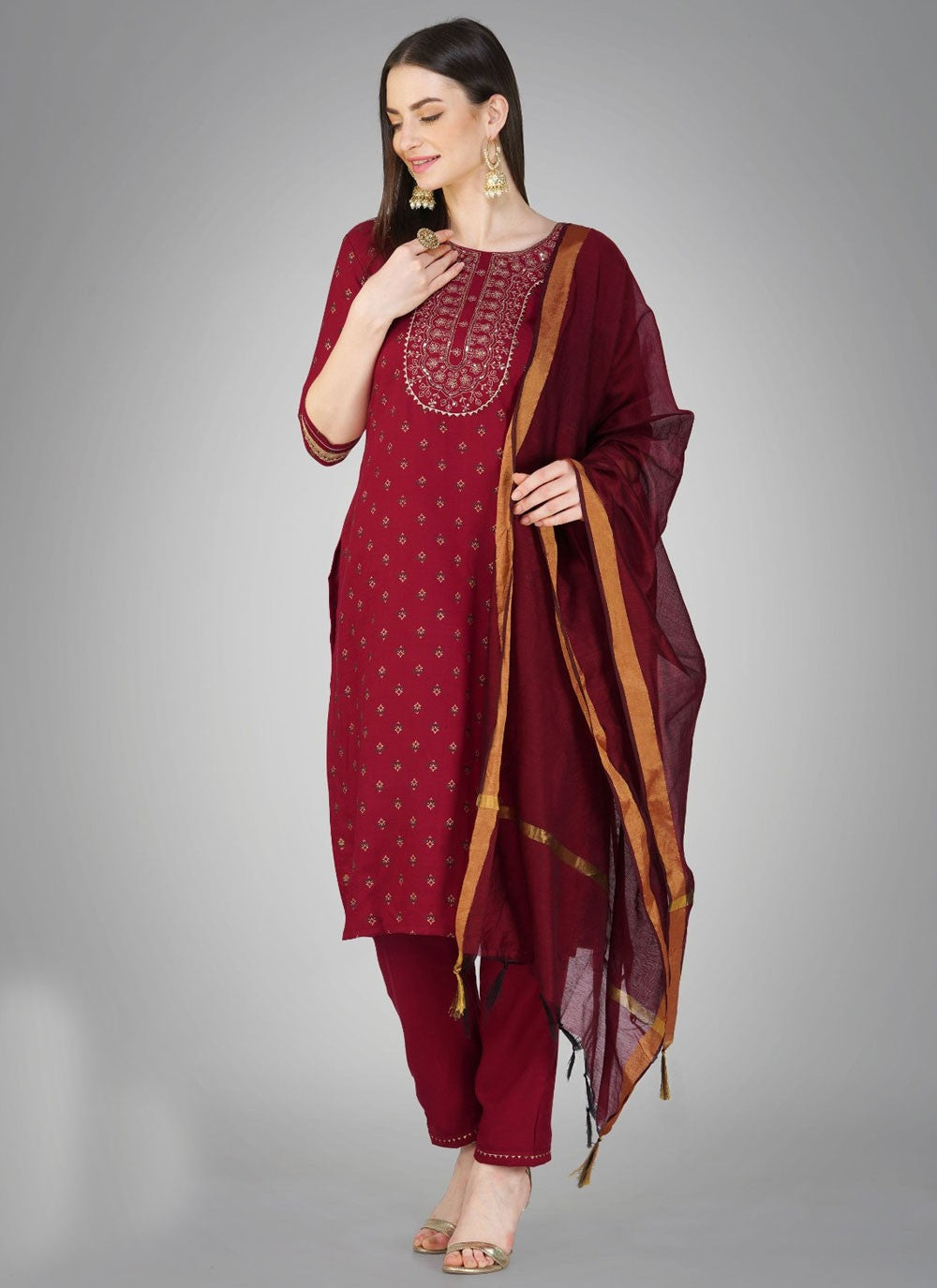 Cotton Salwar Suit - T1668