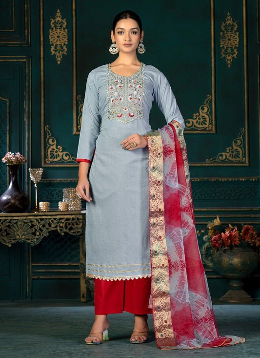 Cotton Salwar Suit - T1125