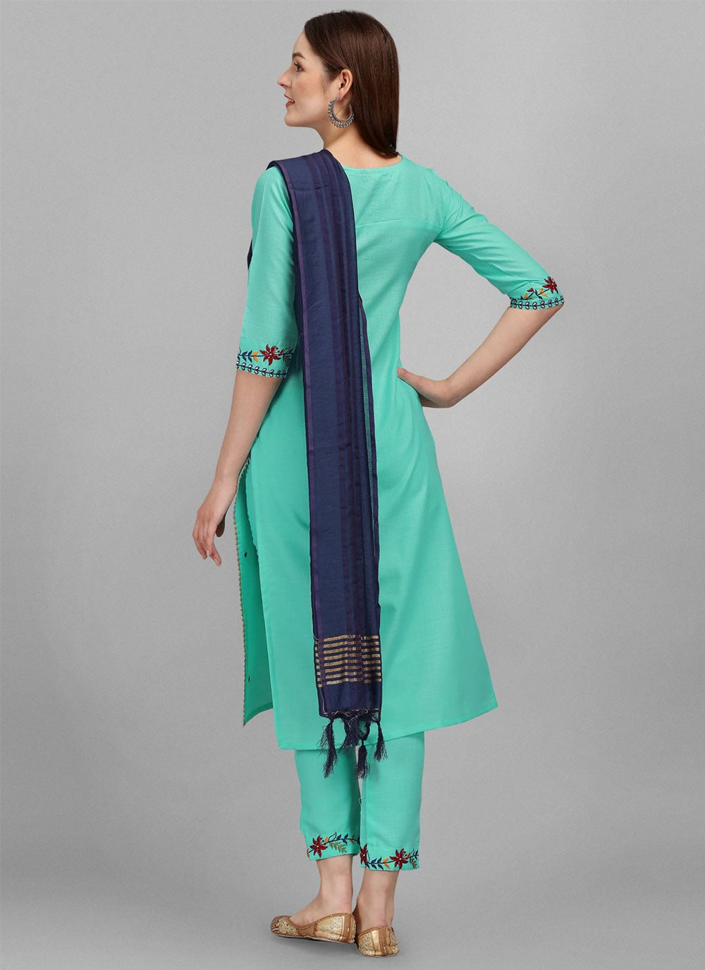 Cotton Salwar Suit - T1686