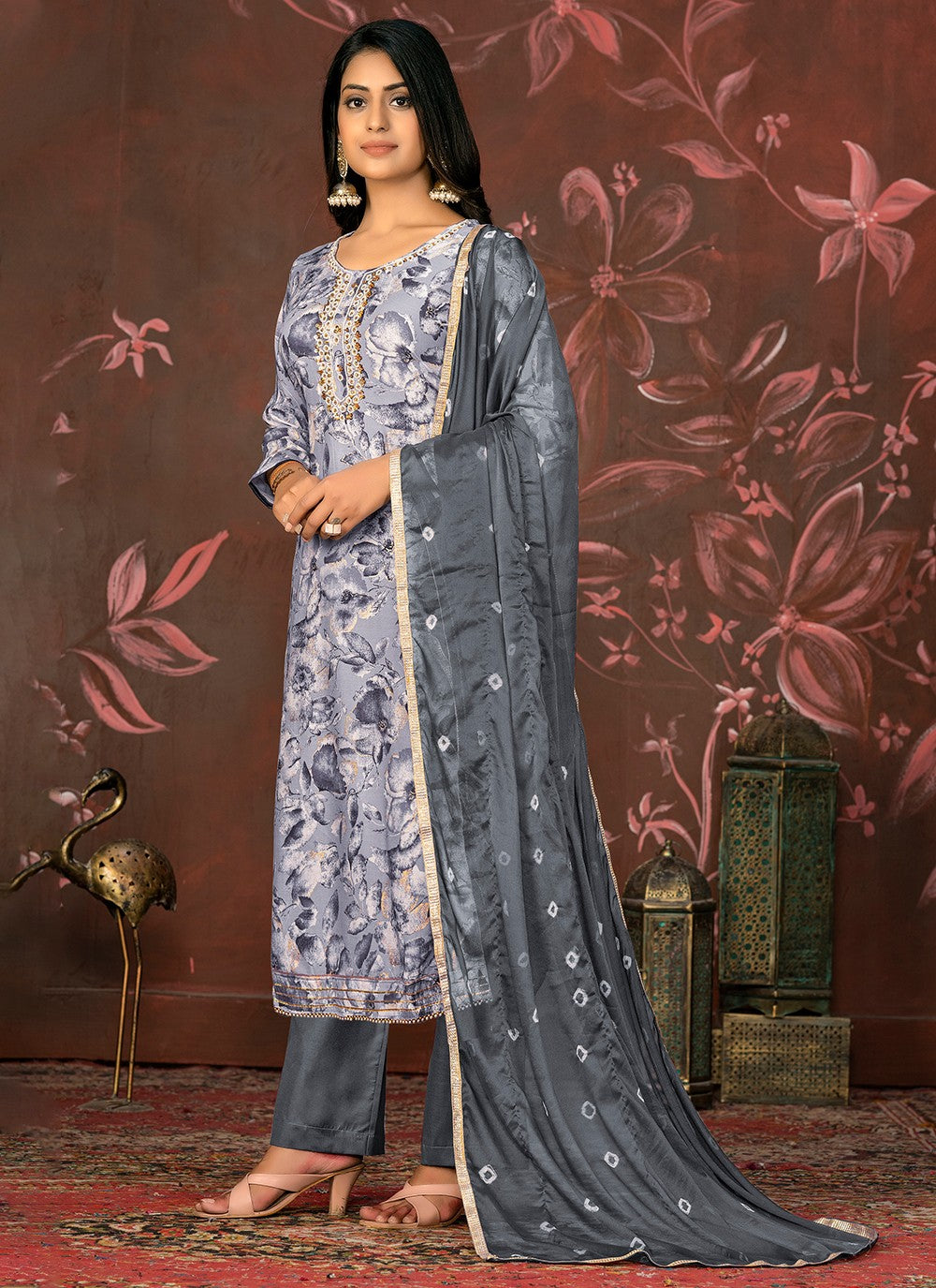 Organza Salwar Suit - T2047