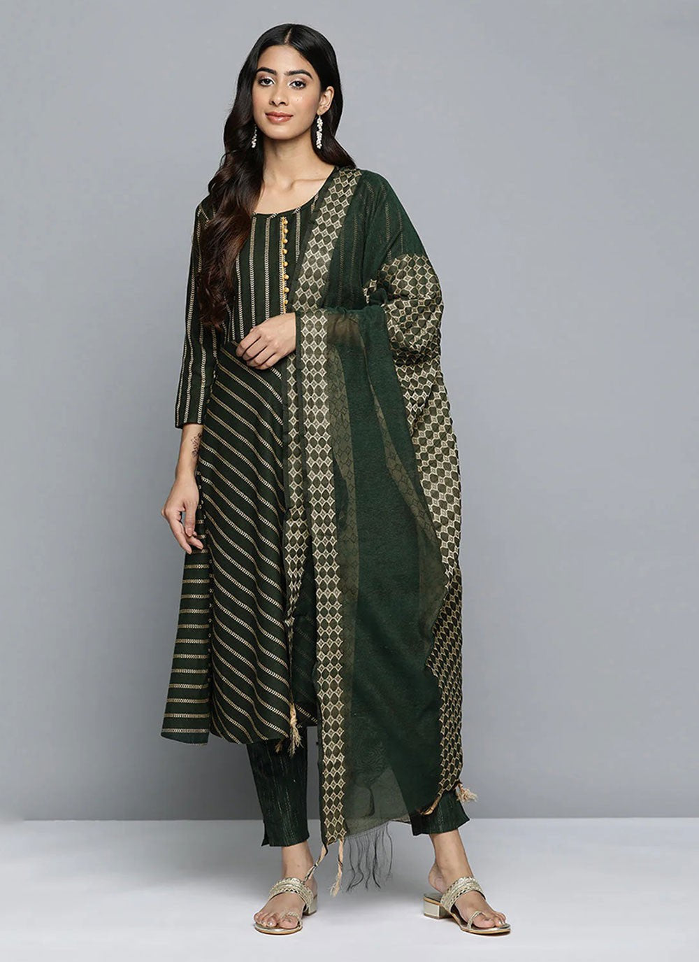 Cotton , Polyester Salwar Suit - T2598