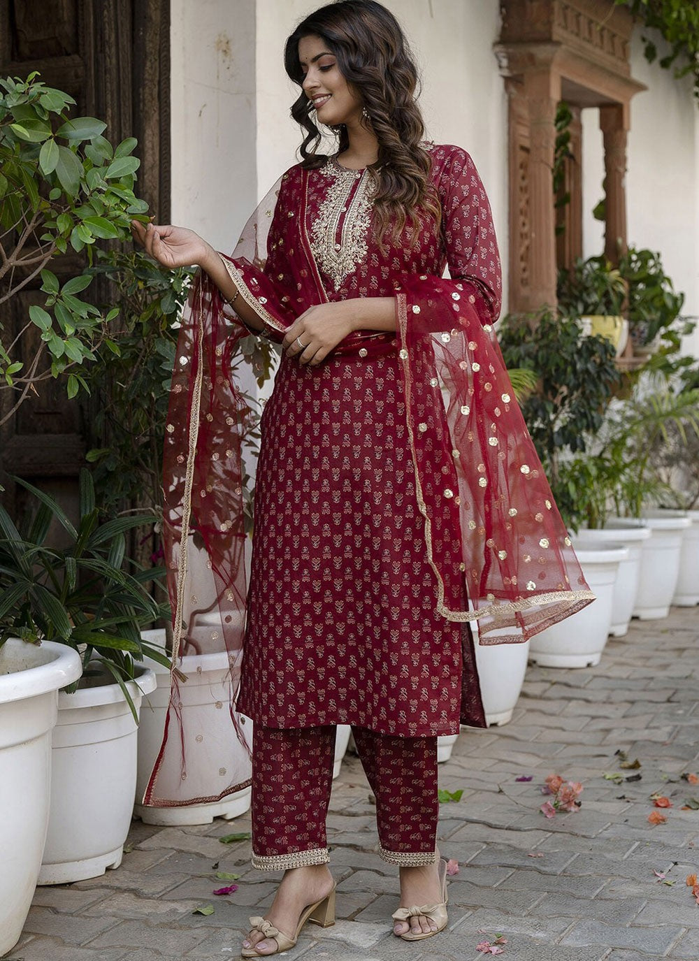 Cotton Salwar Suit - T2219