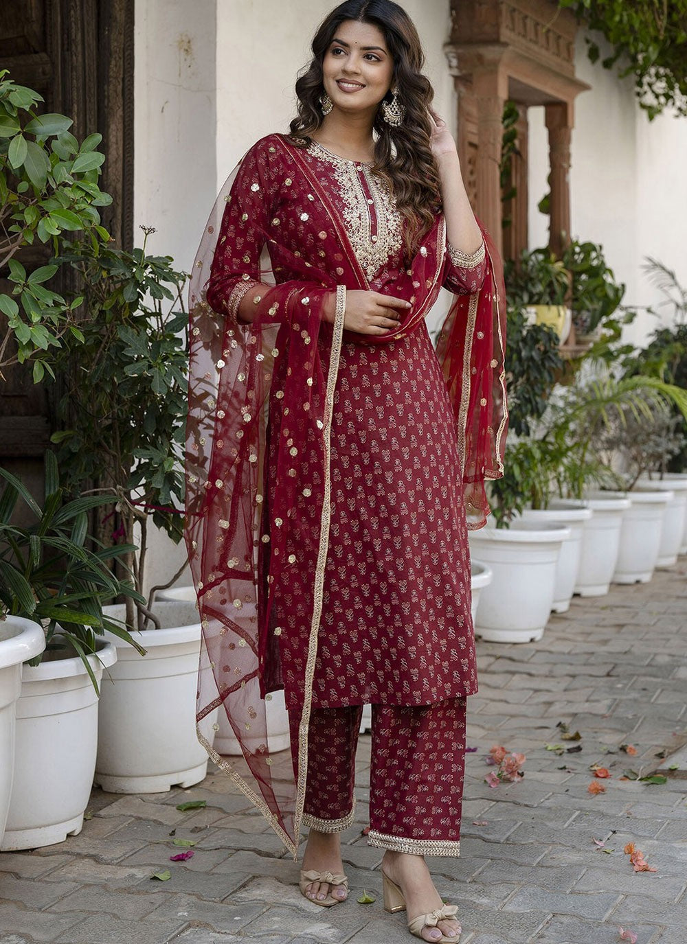 Cotton Salwar Suit - T2219