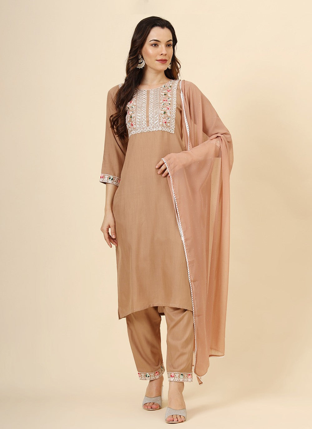 Cotton Pant Style Suit - T3375