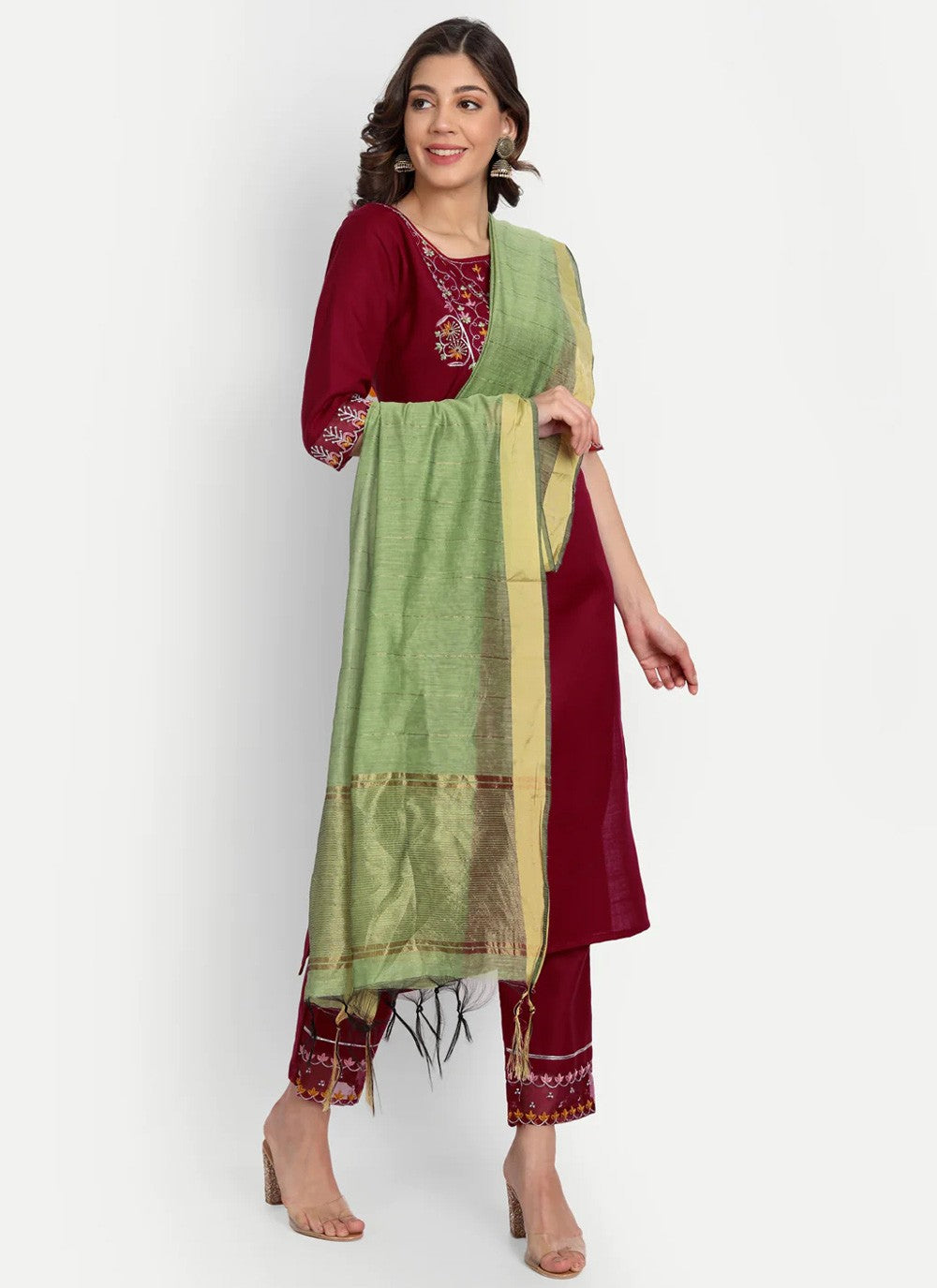 Cotton Salwar Suit - T1493