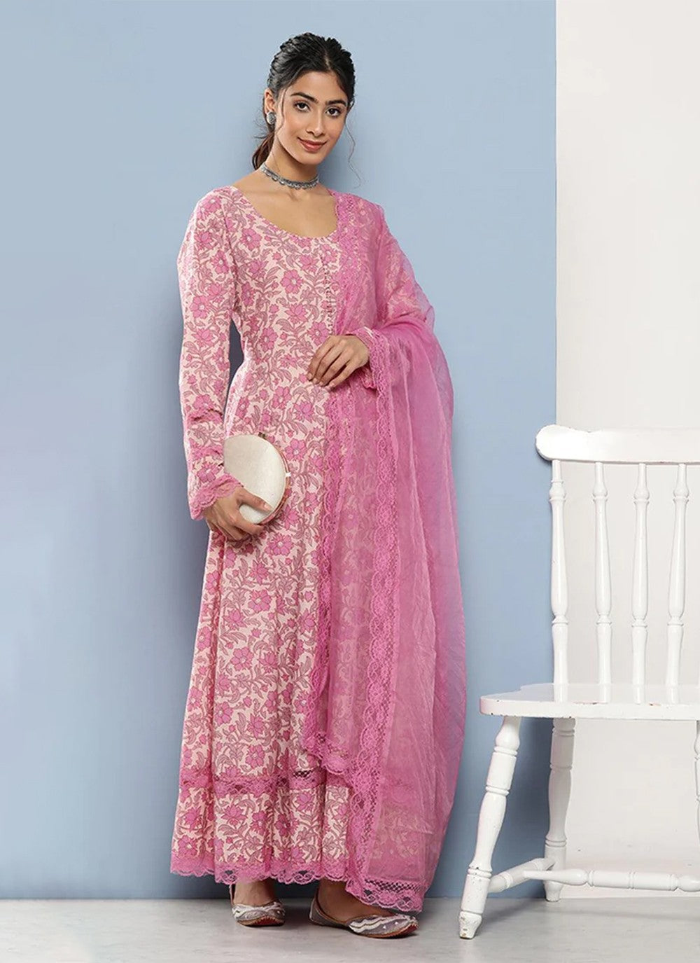 Organza Salwar Suit - T1145