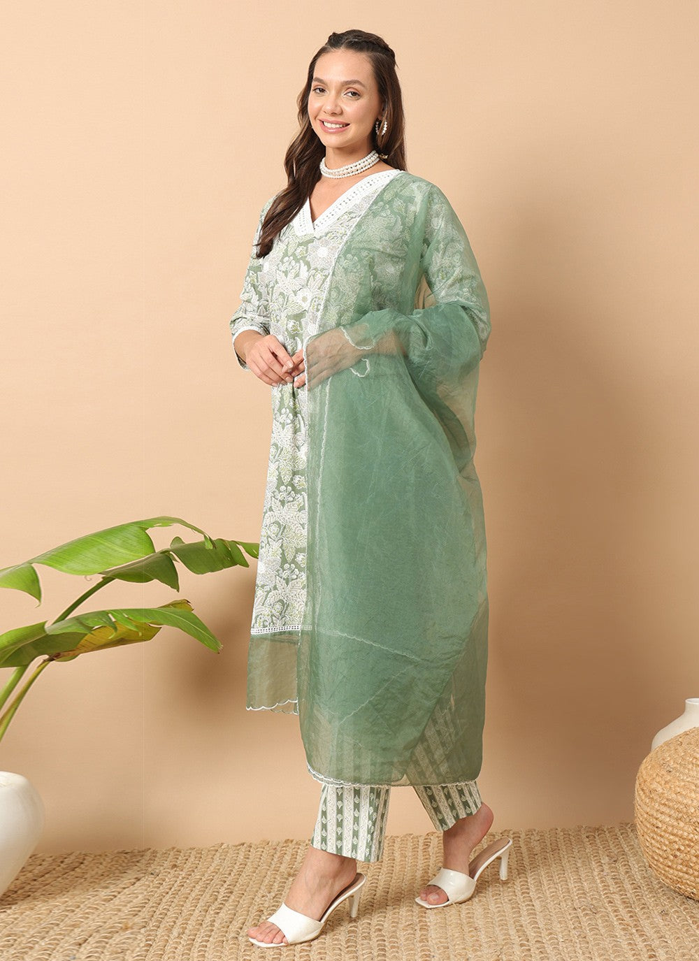 Cotton Pant Style Suit - T3213