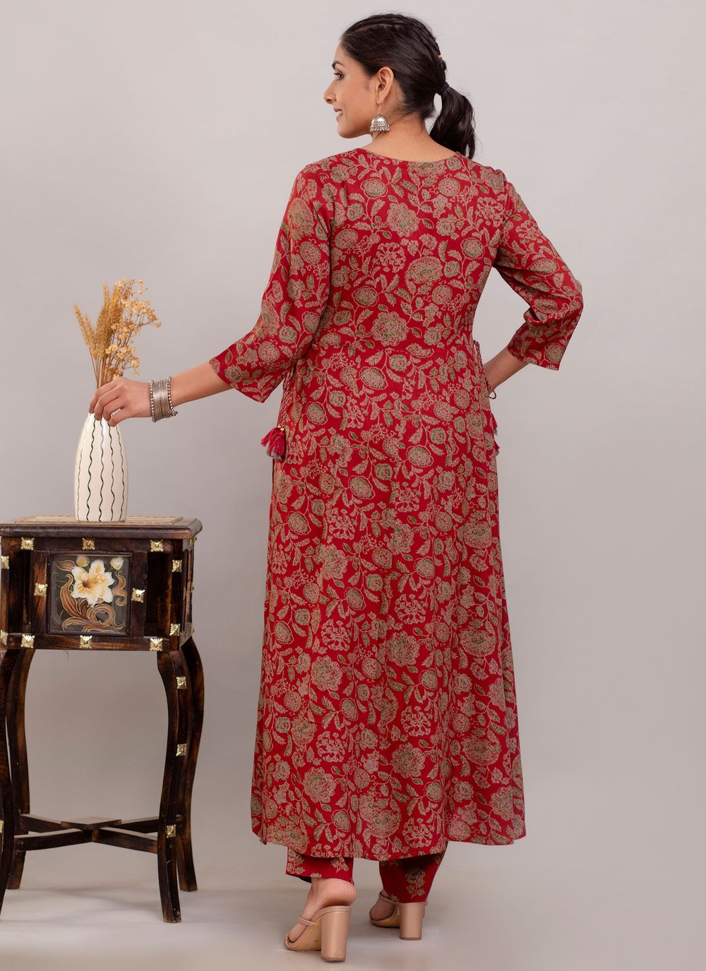 Cotton , Rayon Anarkali - T1868