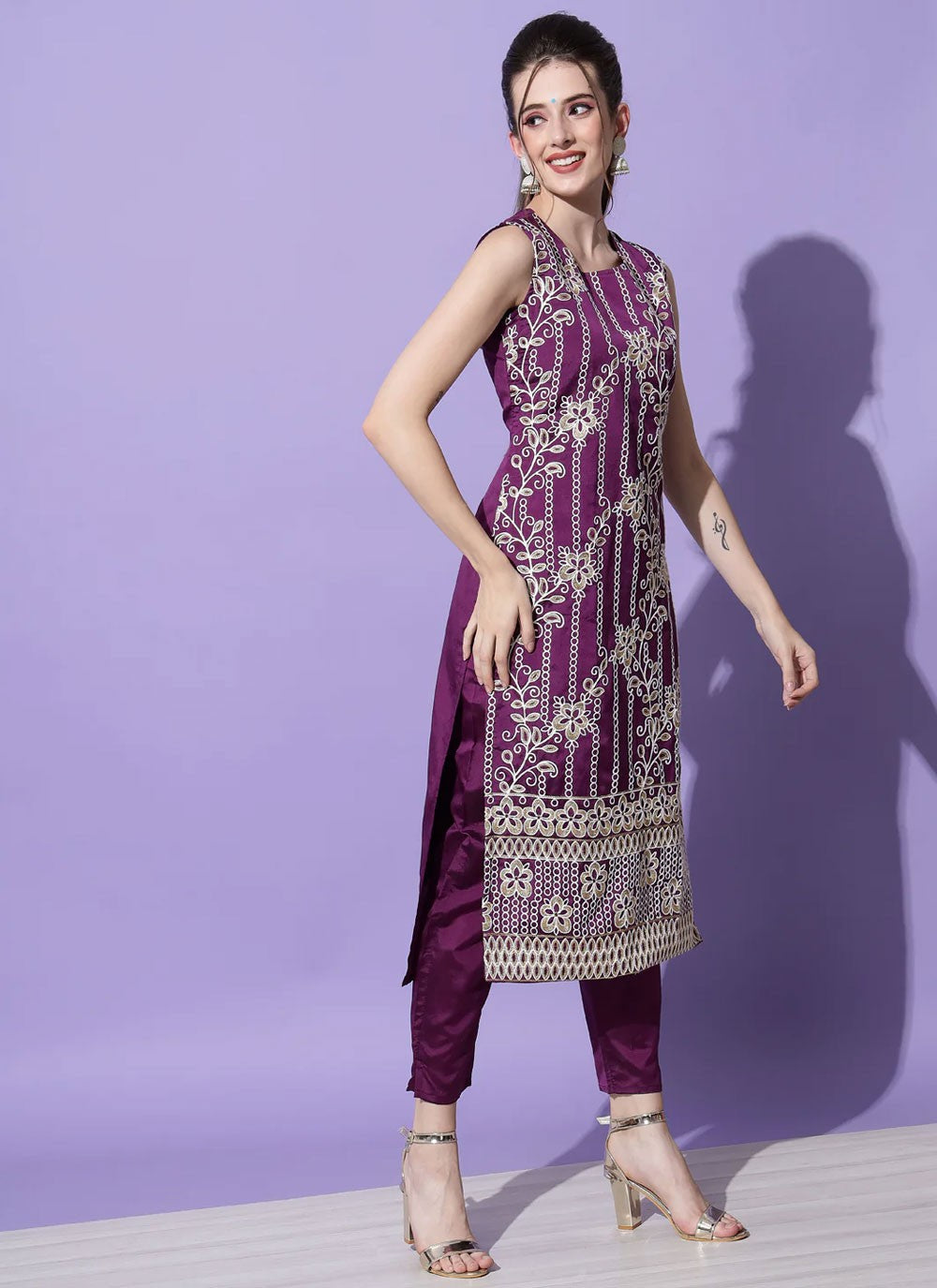 Cotton , Silk Salwar Suit - T1537